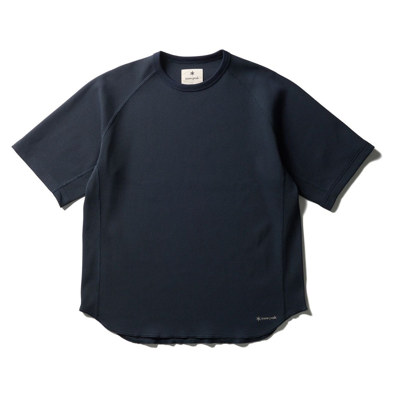 DRY WAFFLE T-SHIRT DARK NAVY