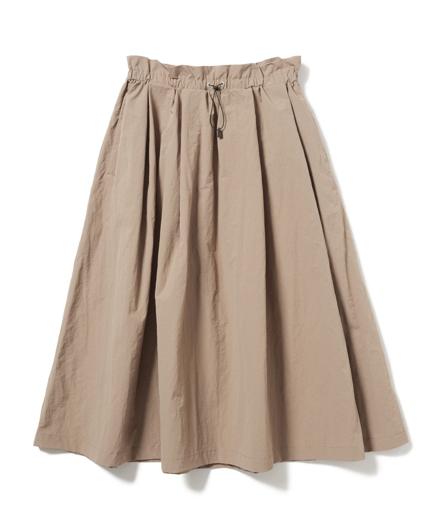 NYLON WASHER SKIRT GREIGE