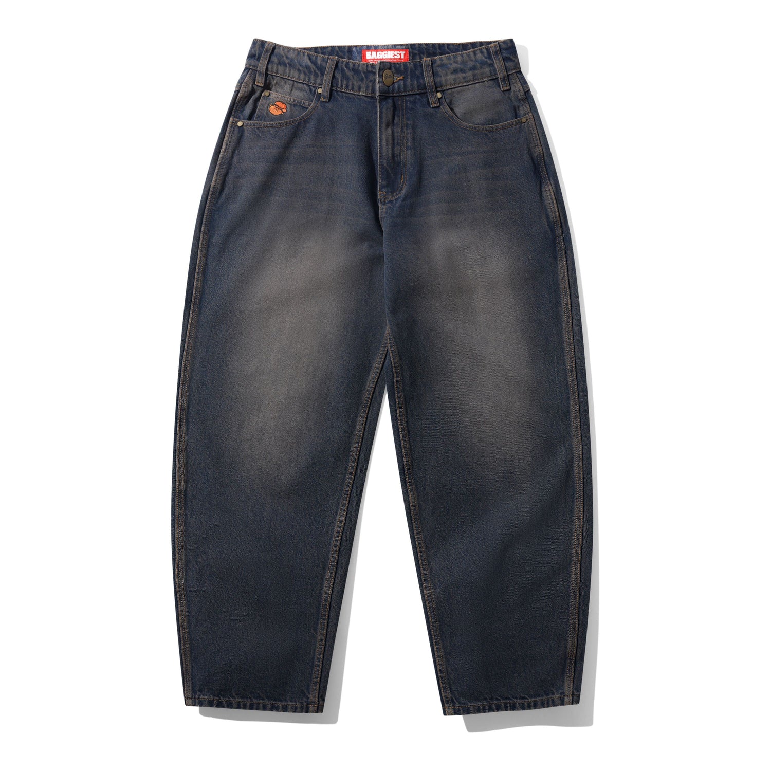 SANTOSUOSSO DENIM JEANS DARK NAVY TINT