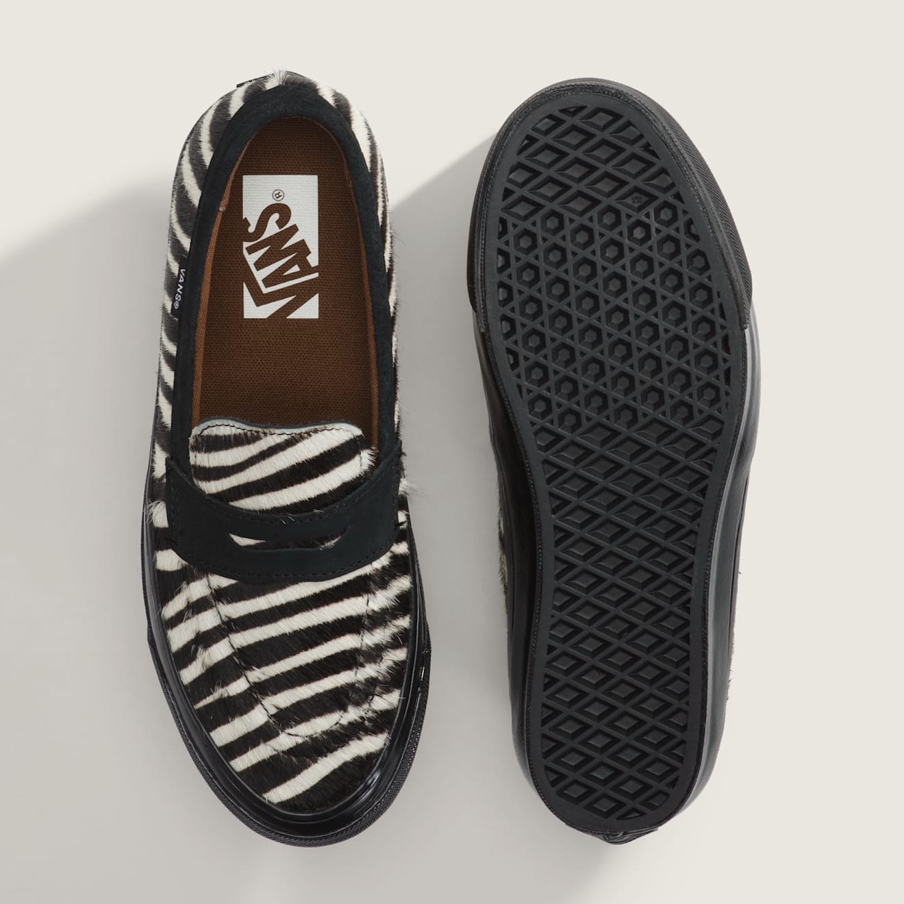 LX LOAFER 53 PONY HAIR ZEBRA