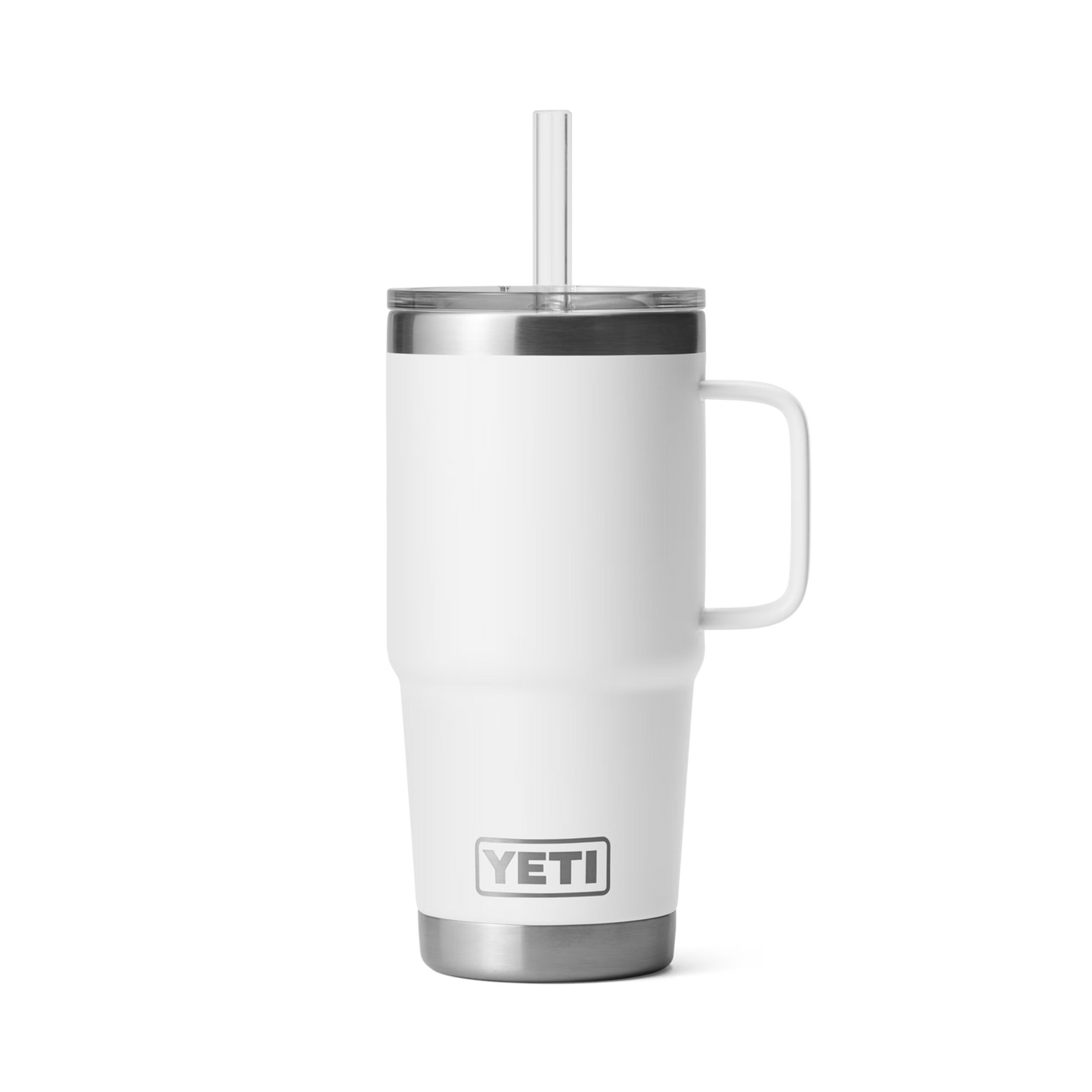 RAMBLER® 25 OZ (739 ml) STRAW MUG WHITE