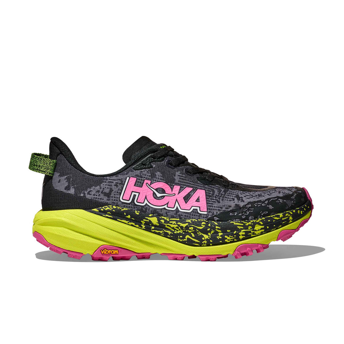 W SPEEDGOAT 6 BLACK / NEON HOKA CITRUS