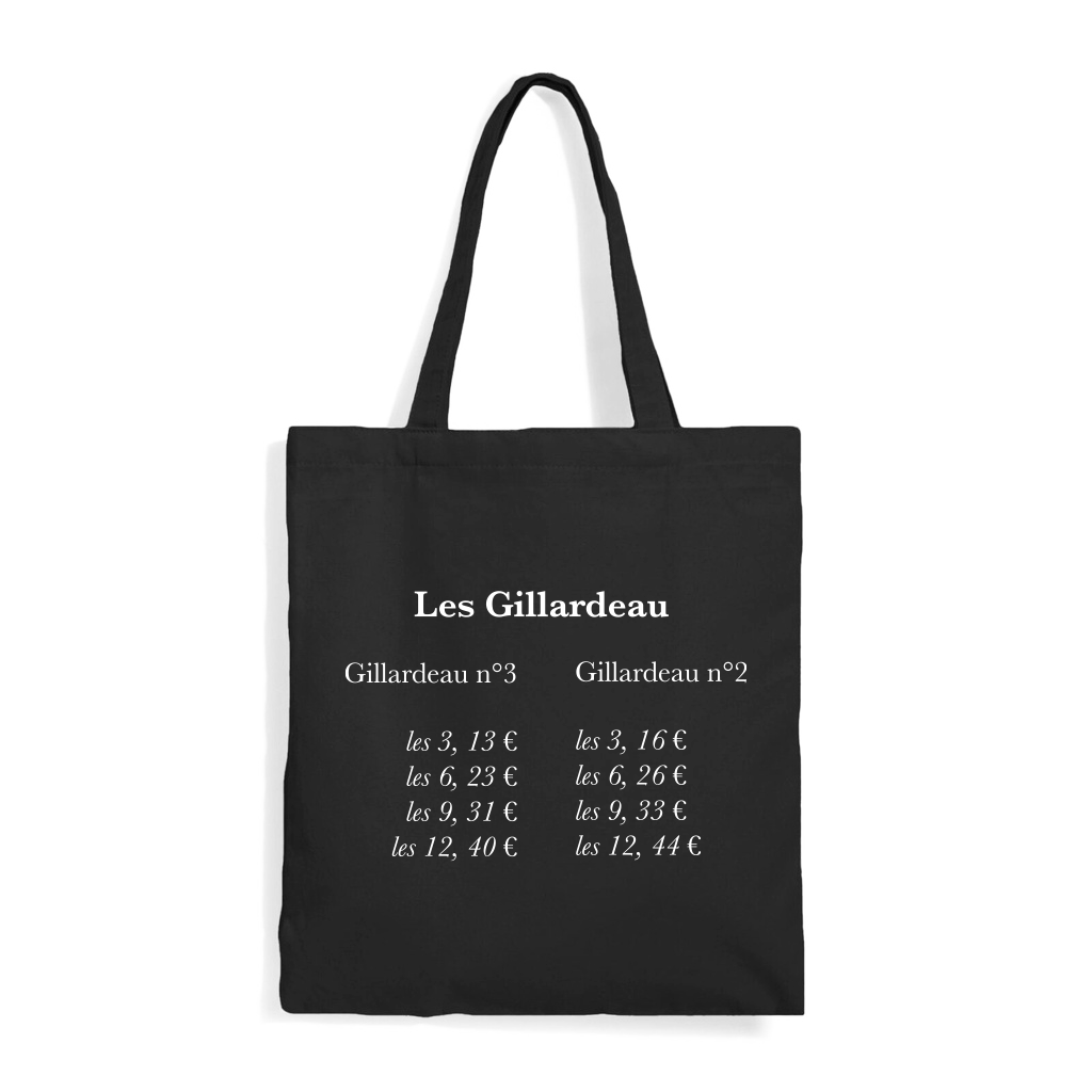 LES GILARDEAU TOTE BAG BLACK