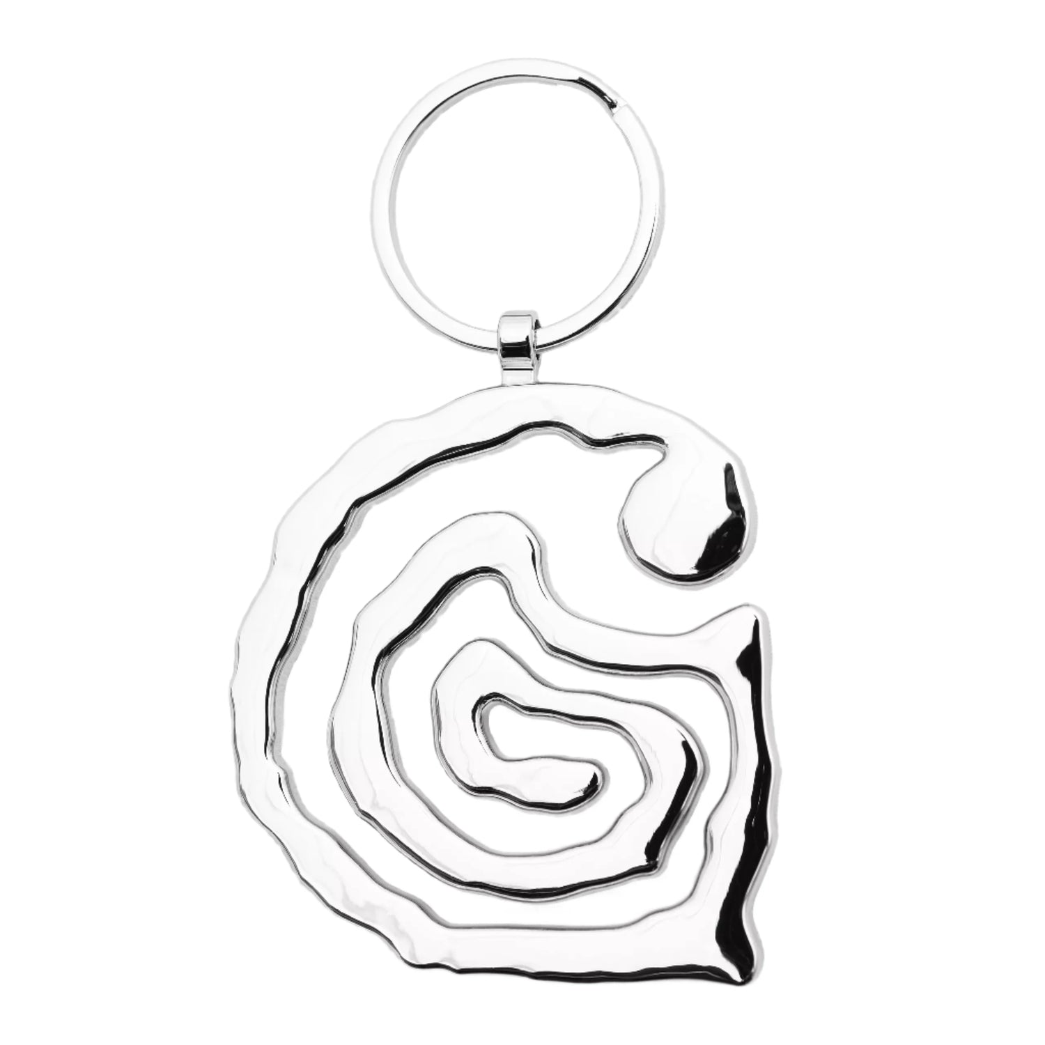 HELIX KEYCHAIN SILVER