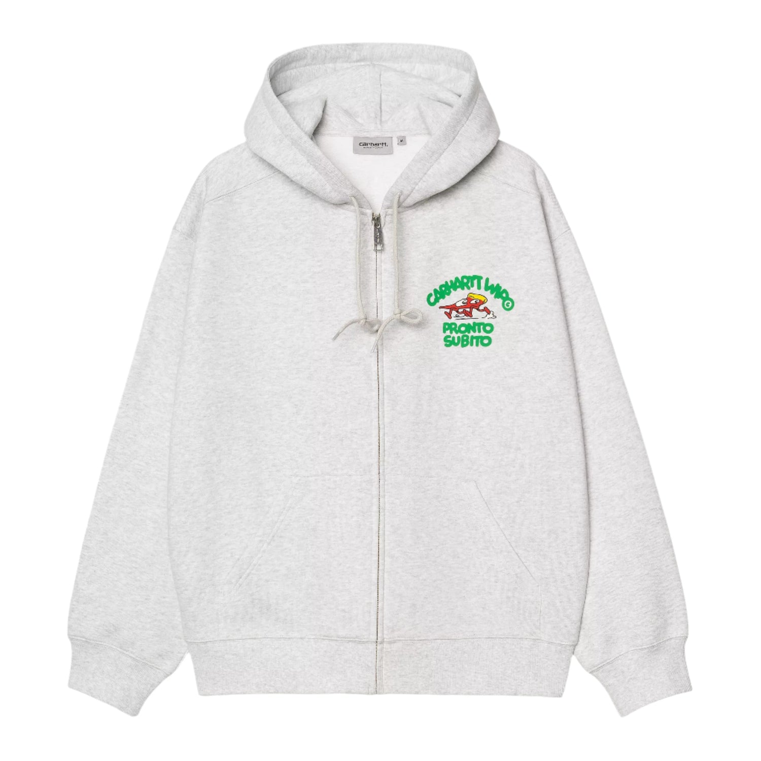 HOODED PRONTO SWEAT JACKET ASH HEATHER