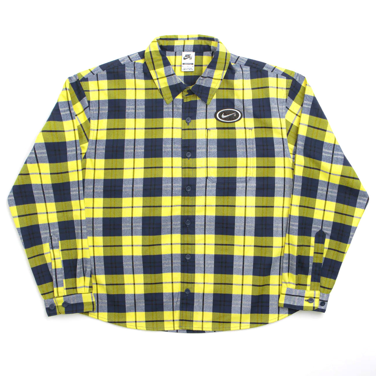 SB KOSTON SHIRT MIDNIGHT NAVY / SPEED YELLOW