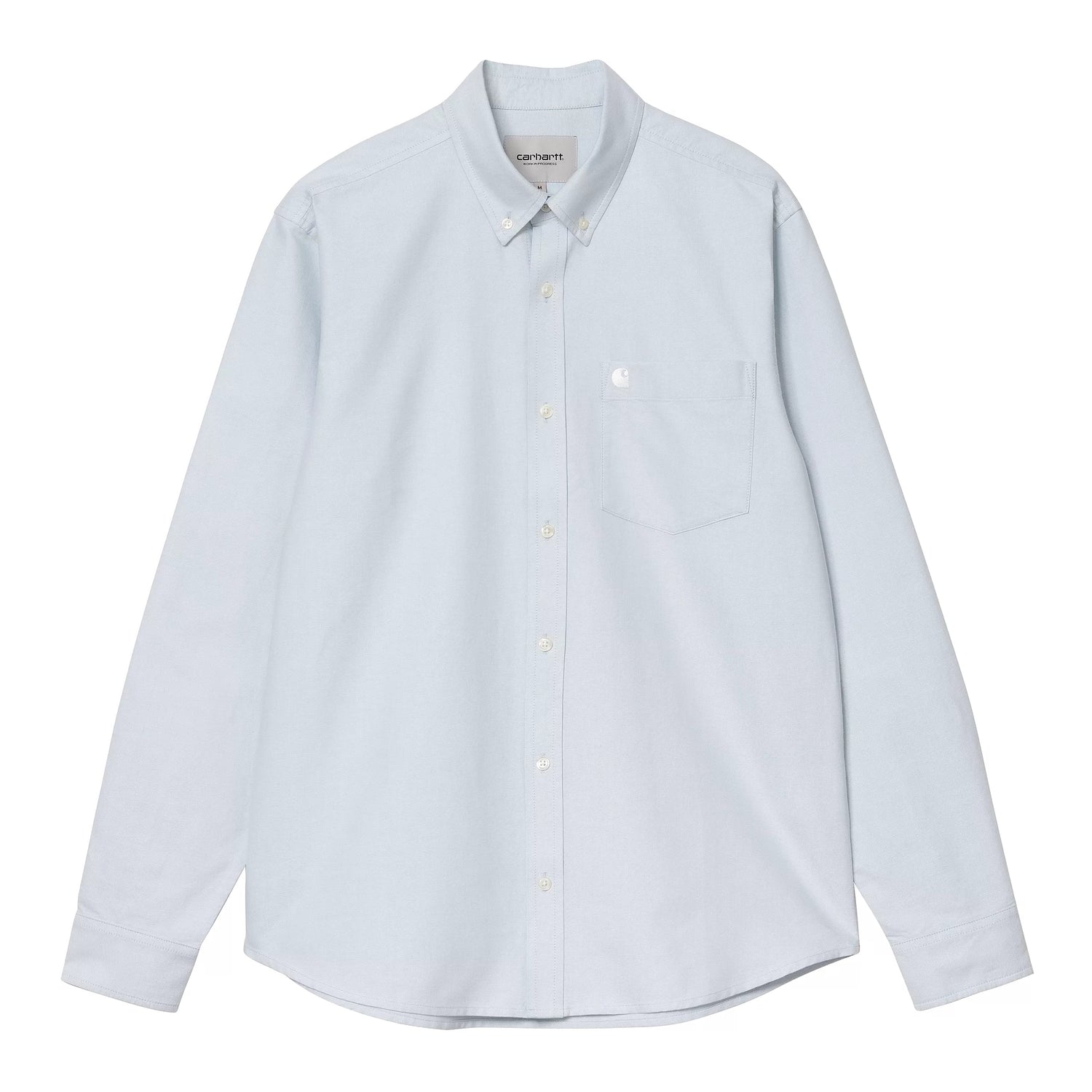 L/S C-LOGO SHIRT BLUE FOG / WHITE