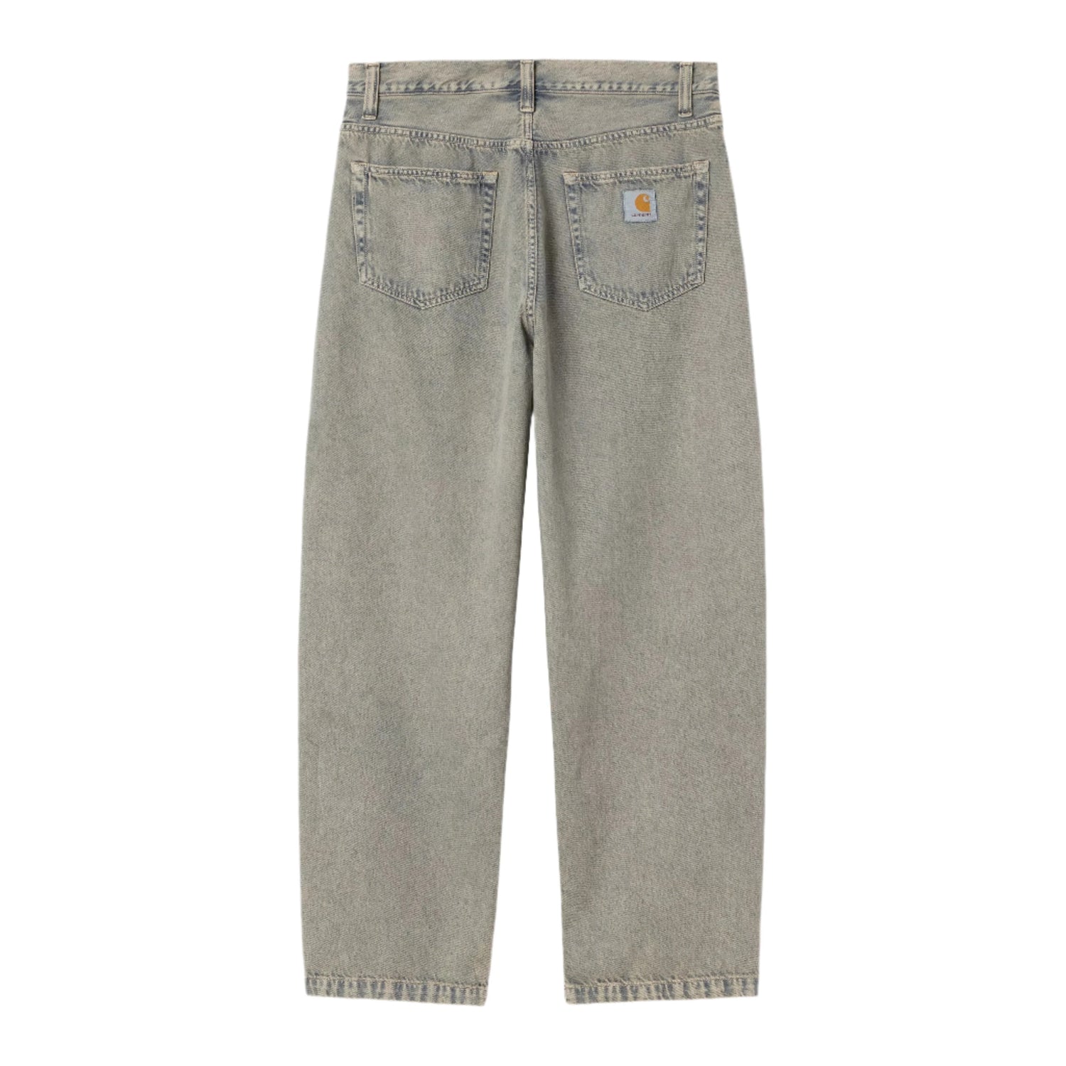 LANDON PANT BLUE / LEATHER GARMENT DYED