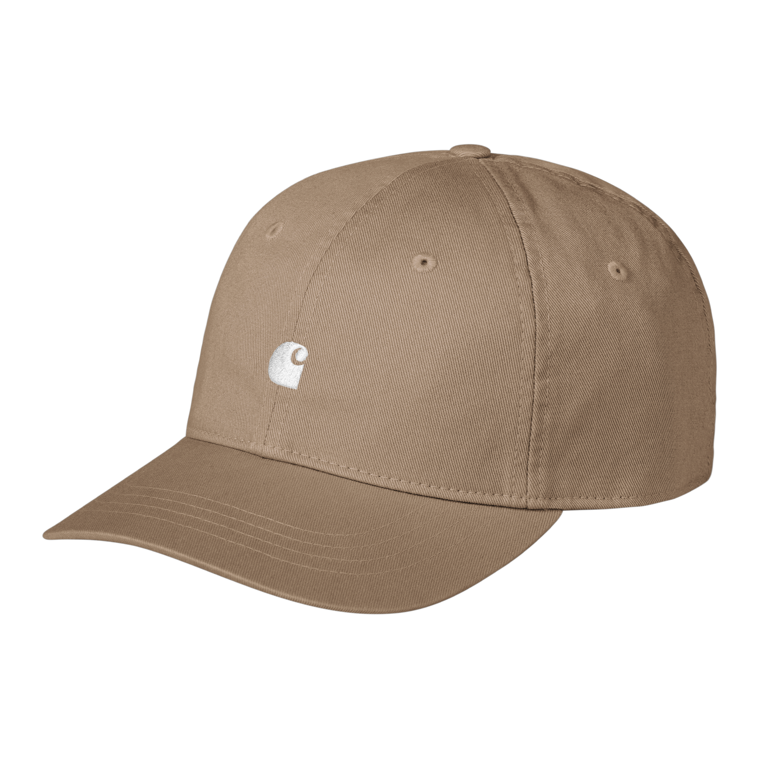 MADISON LOGO CAP LEATHER / WHITE