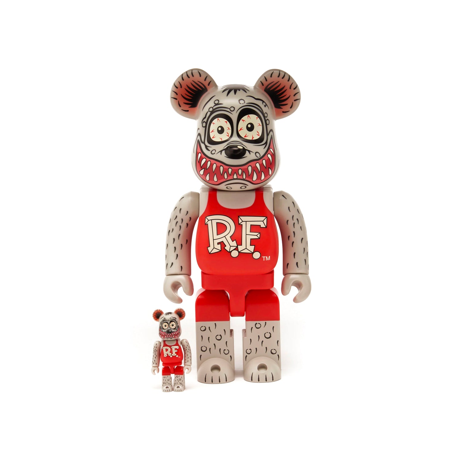 BE@RBRICK RAT FINK GRAY 100%+400%