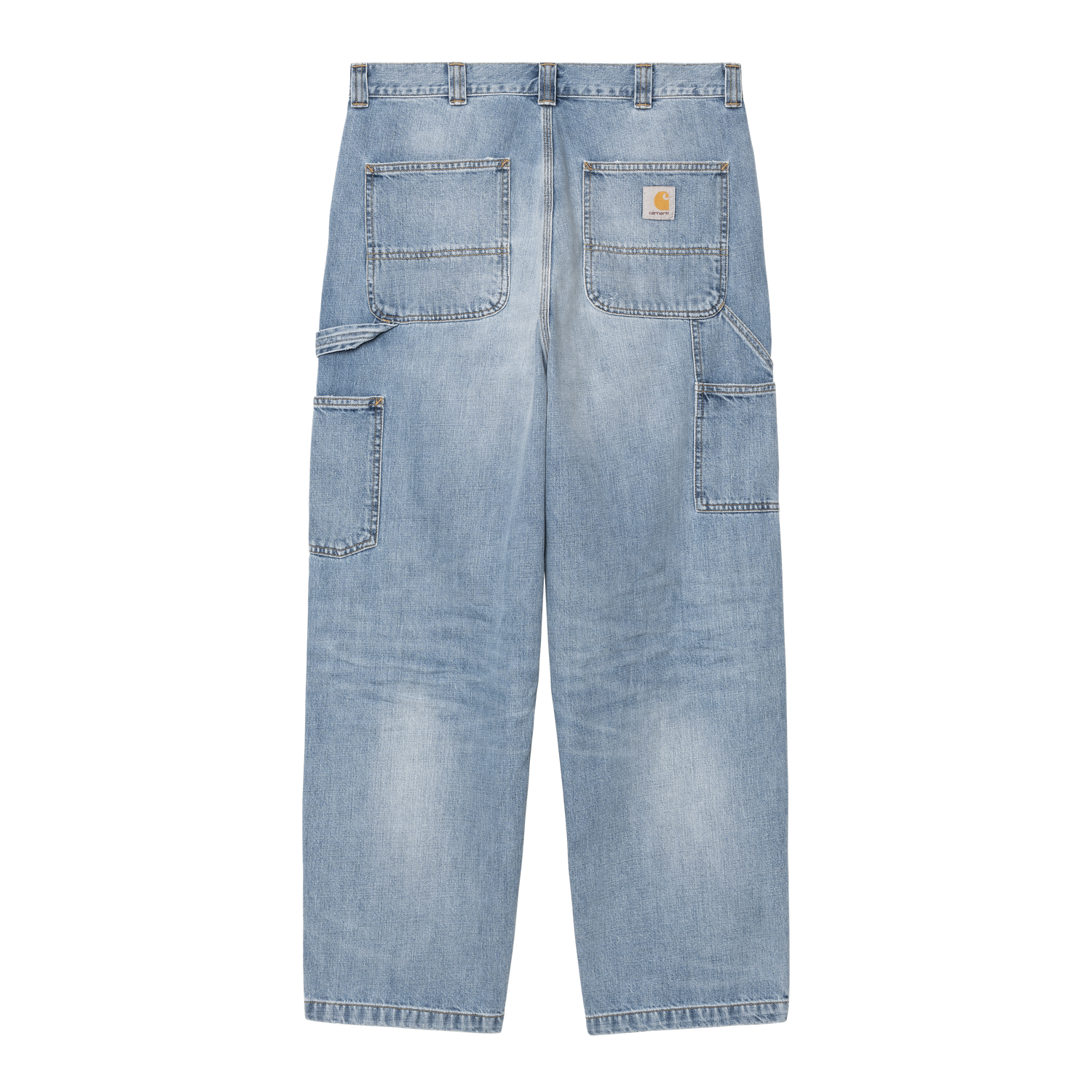 OG SINGLE KNEE PANT BLUE BURST WASHED
