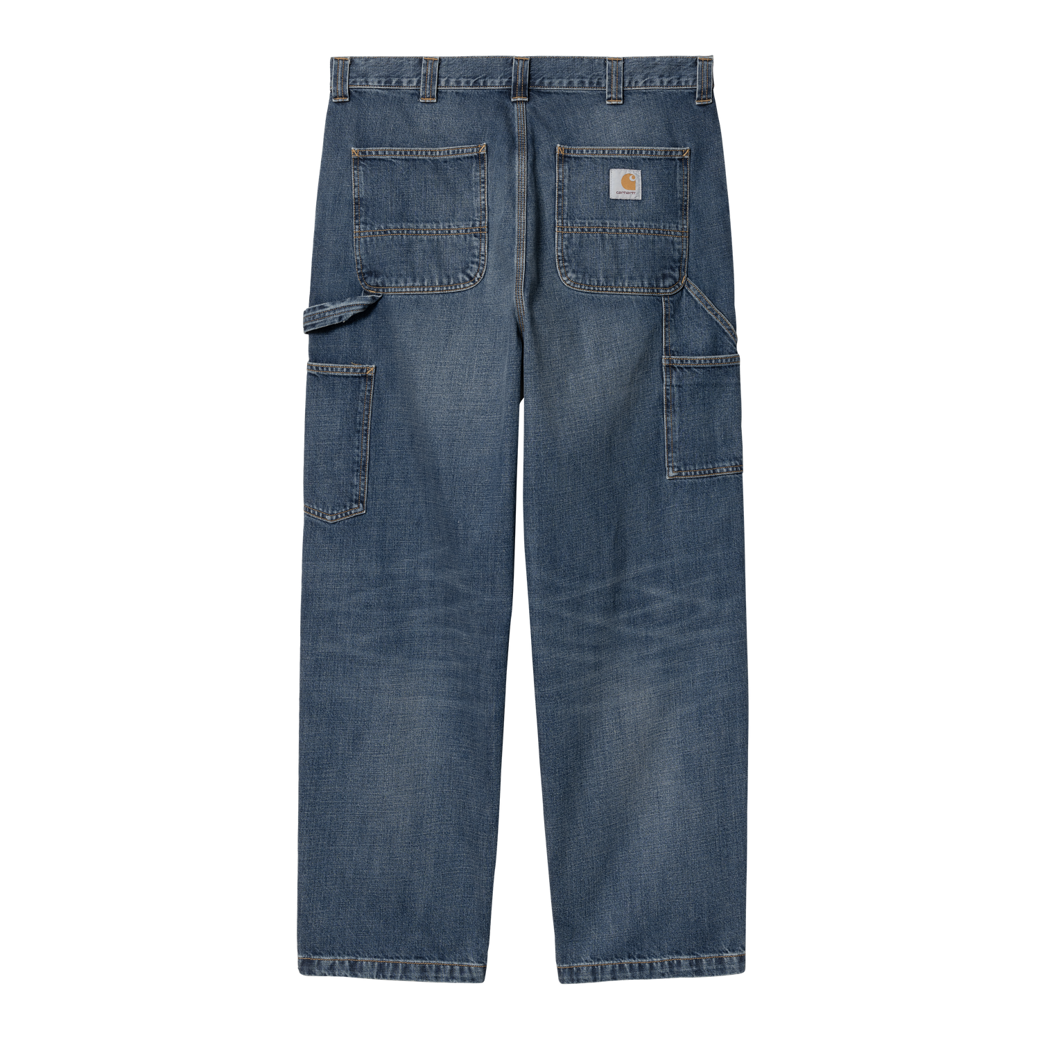 OG SINGLE KNEE PANT BLUE DARK USED WASH