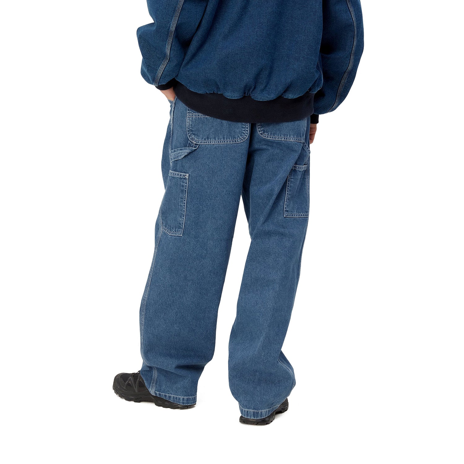 OG SINGLE KNEE PANT BLUE STONE WASHED