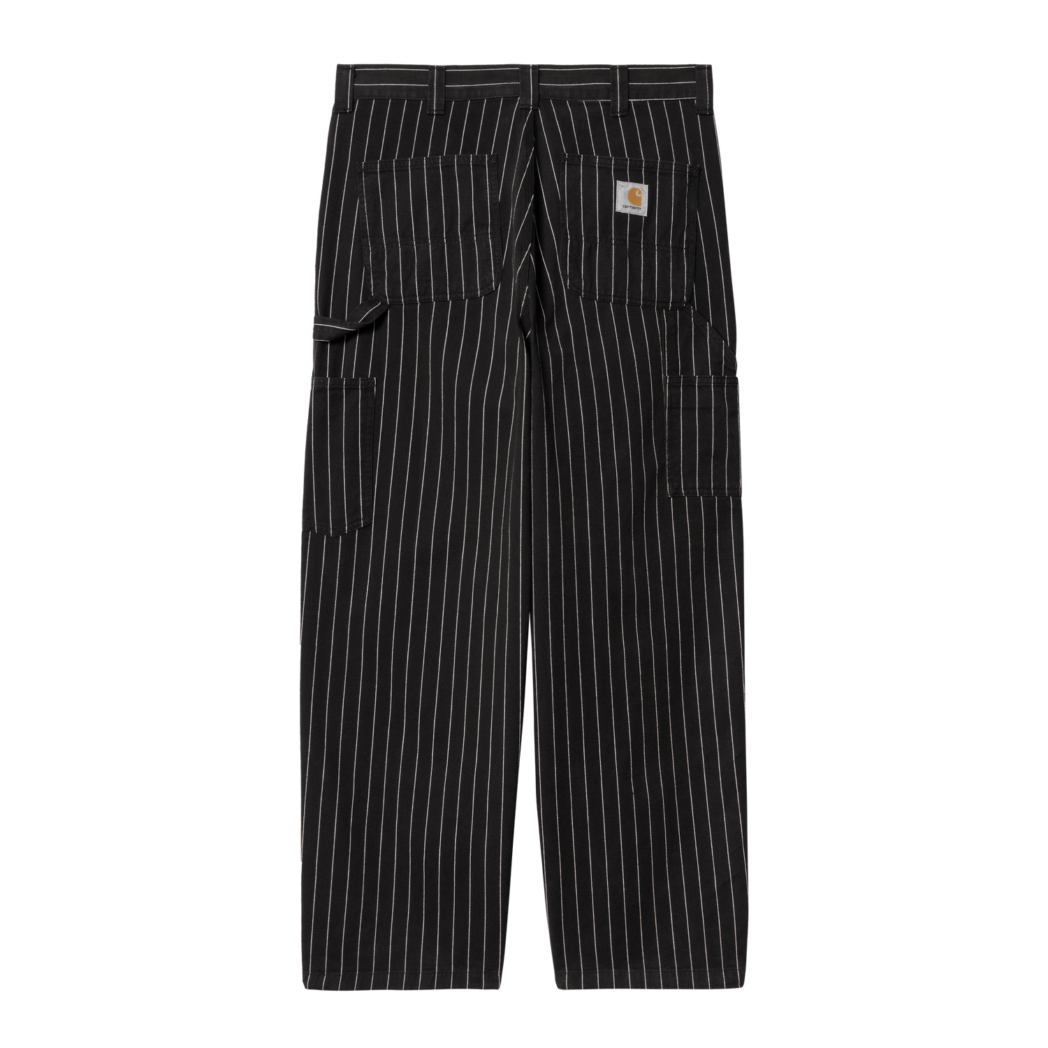 OG SINGLE KNEE PANT SEATON STRIPE BLACK / WAX RINSED