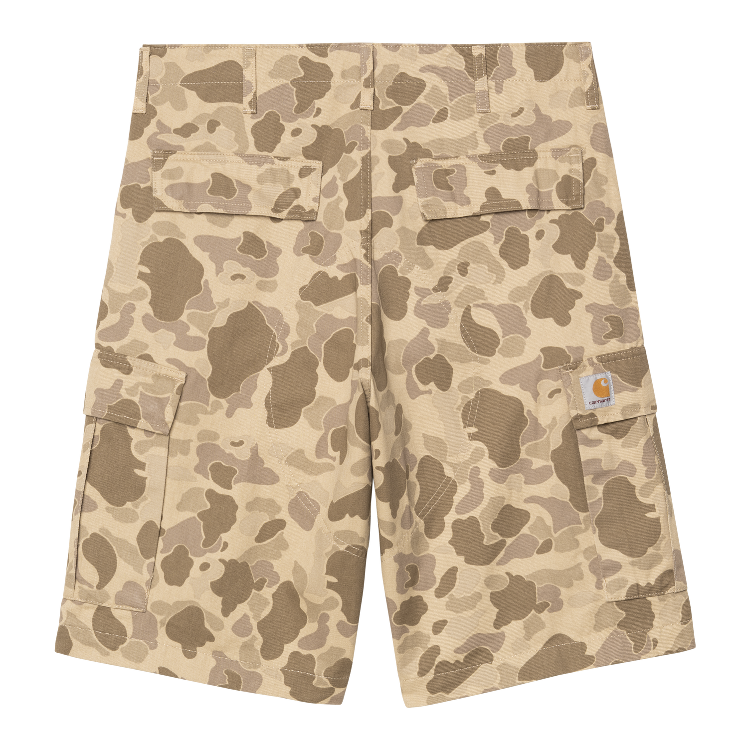 REGULAR CARGO SHORT CAMO DUCK DESERT RINSED