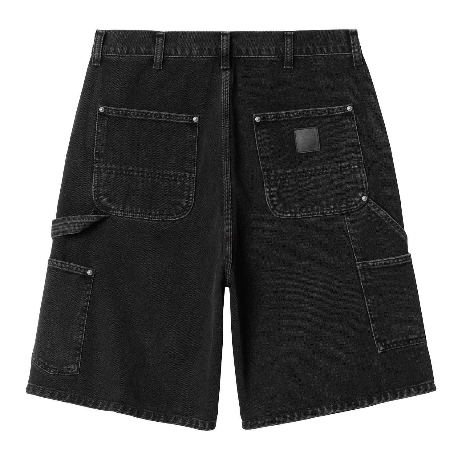 RIVET SHORT BLACK STONE WASHED