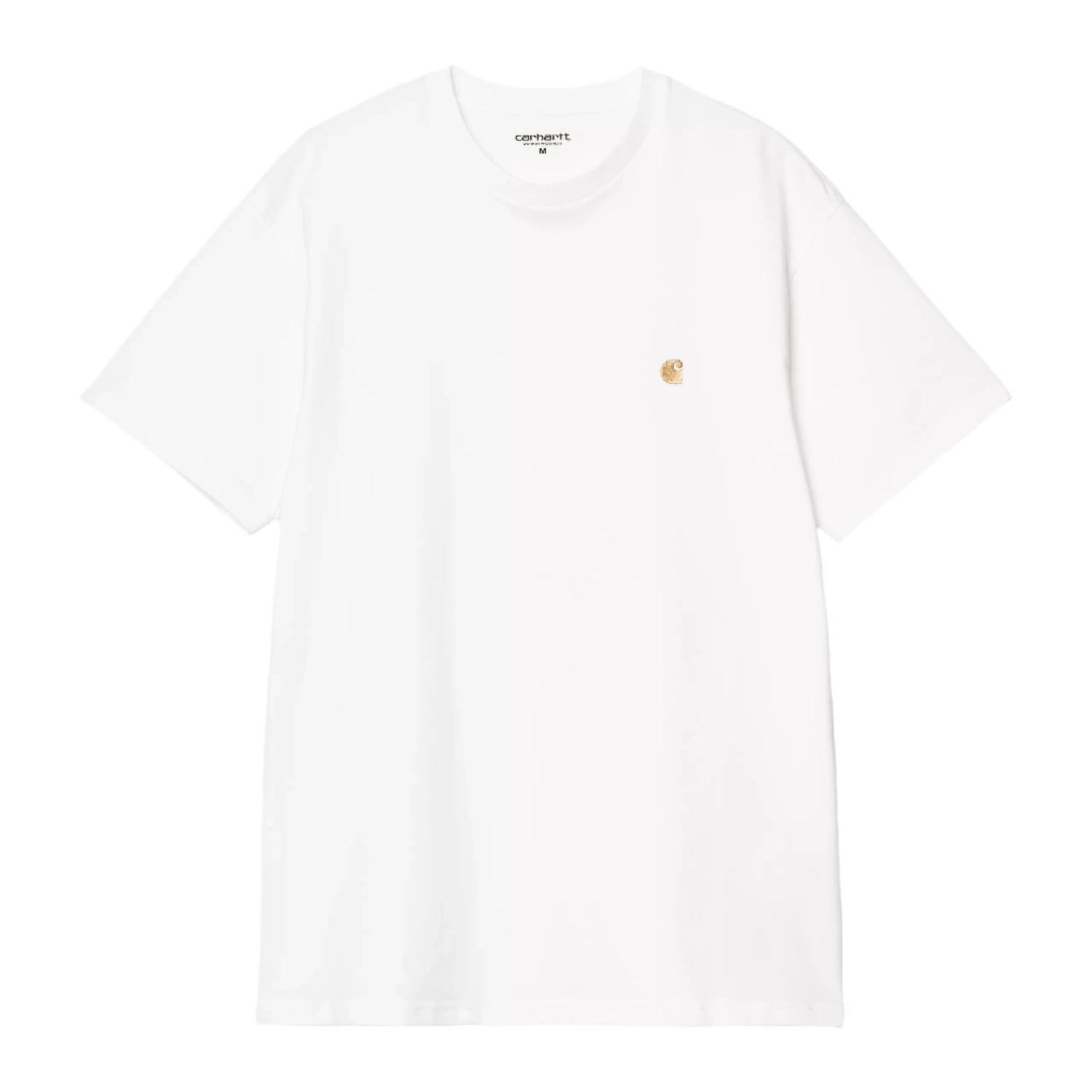 S/S CHASE T-SHIRT WHITE / GOLD