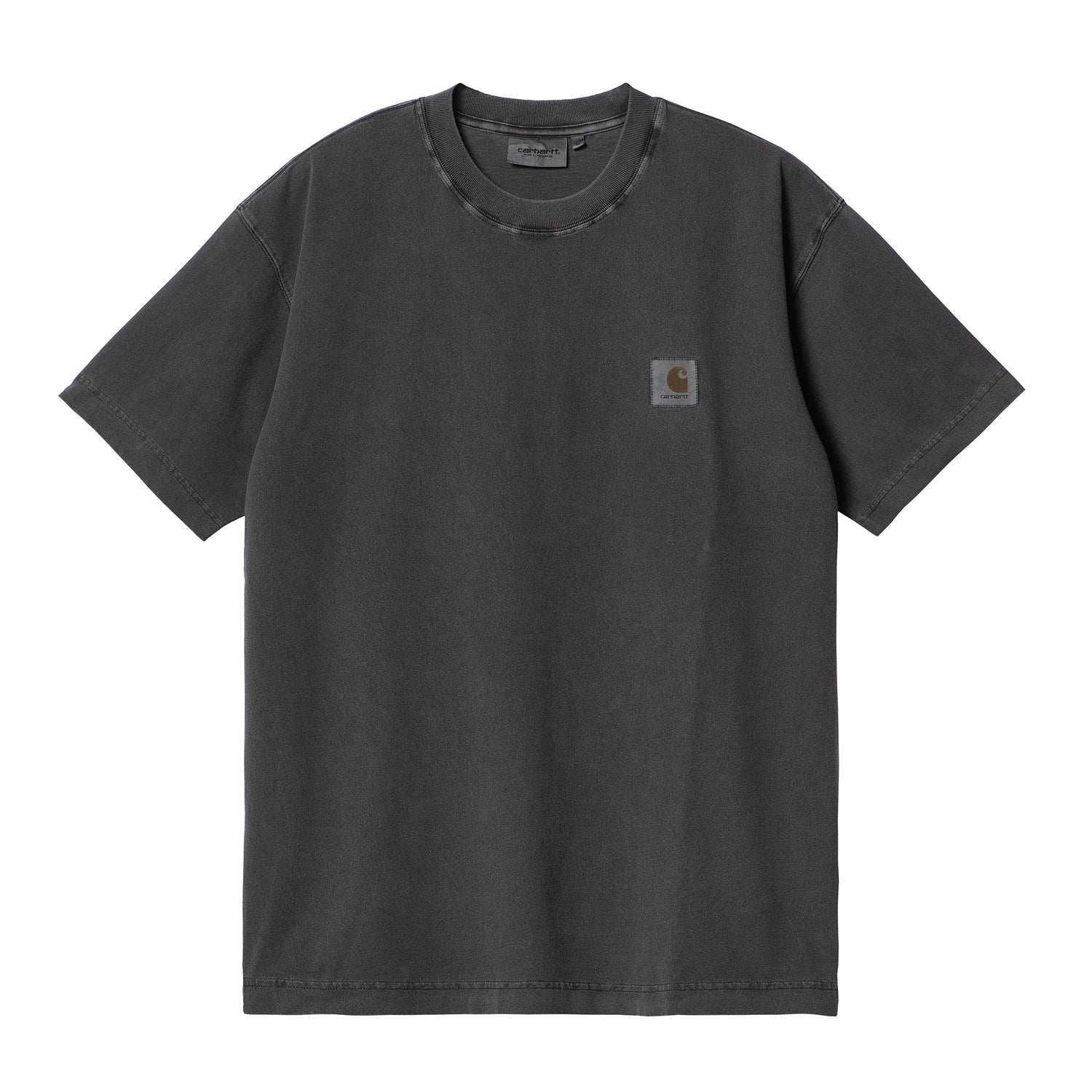 S/S NELSON T-SHIRT CHARCOAL GARMENT DYED