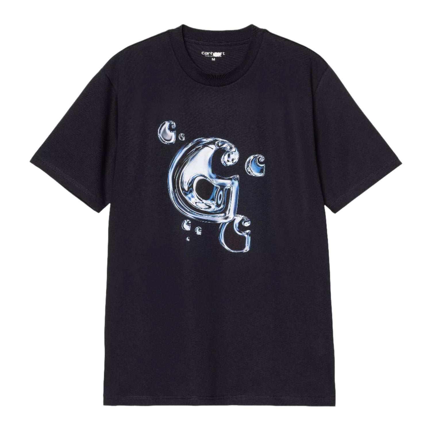 S/S SOLAR CHROME C-LOGO T-SHIRT BLACK