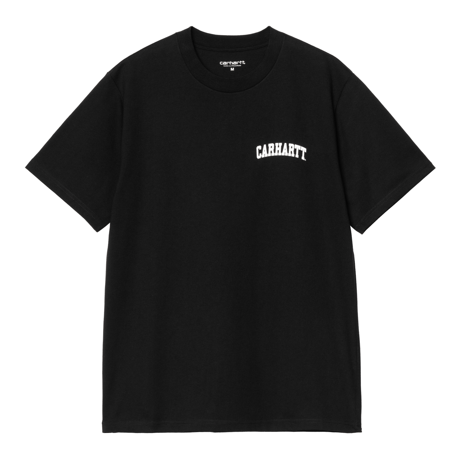 S/S UNIVERSITY SCRIPT T-SHIRT BLACK / WHITE