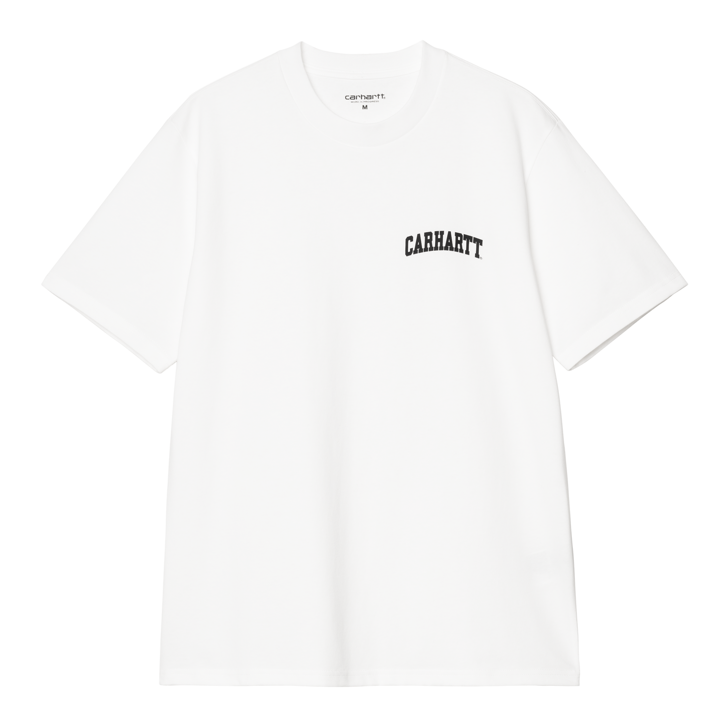 S/S UNIVERSITY SCRIPT T-SHIRT WHITE / BLACK