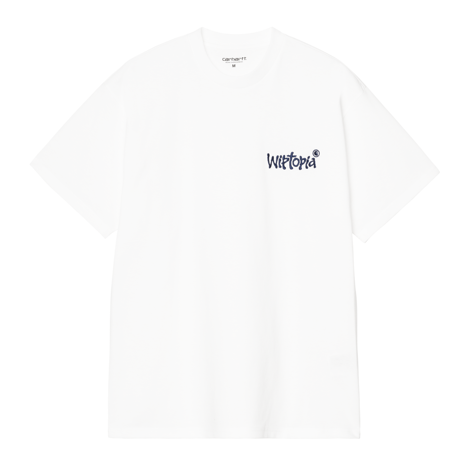S/S WIPTOPIA SCRIPT T-SHIRT WHITE / BLUE