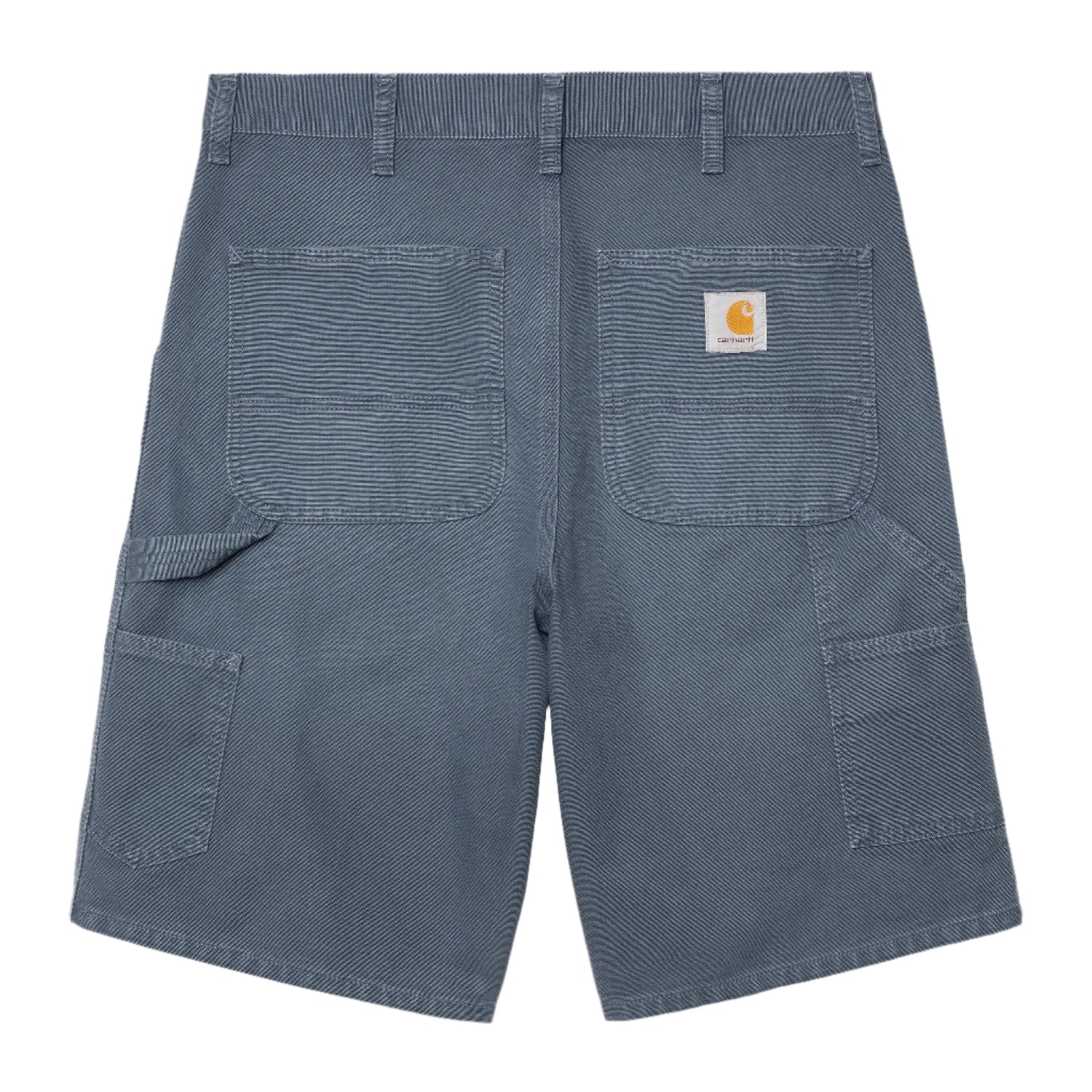 SINGLE KNEE SHORT DUSKY BLUE STONE CANVAS