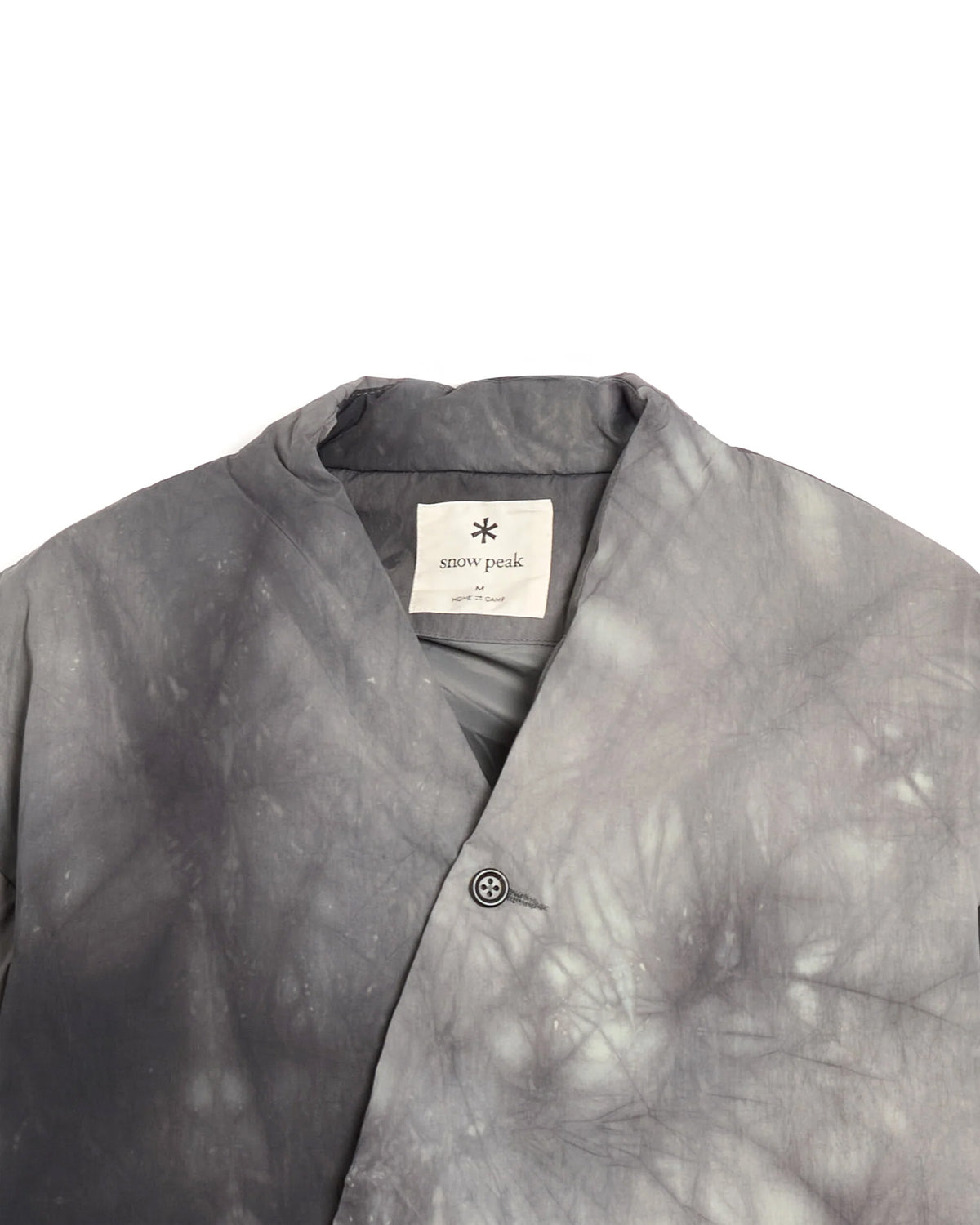 SHIBORI DYEING DOWN JACKET CHARCOAL