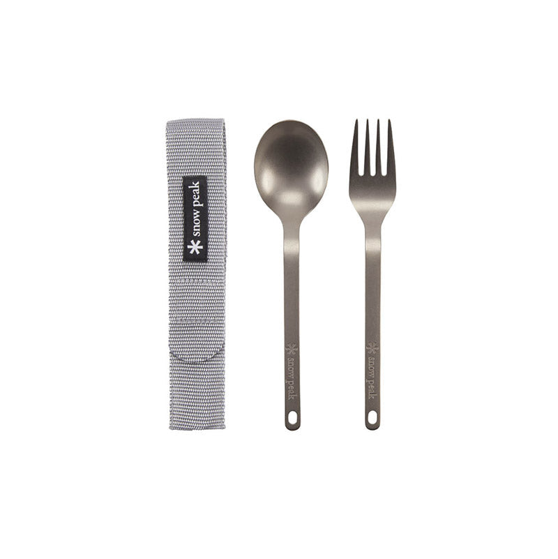 TITANIUM FORK & SPOON SET