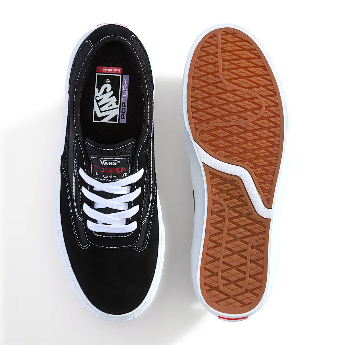 SKATE CURREN CAPLES BLACK / WHITE