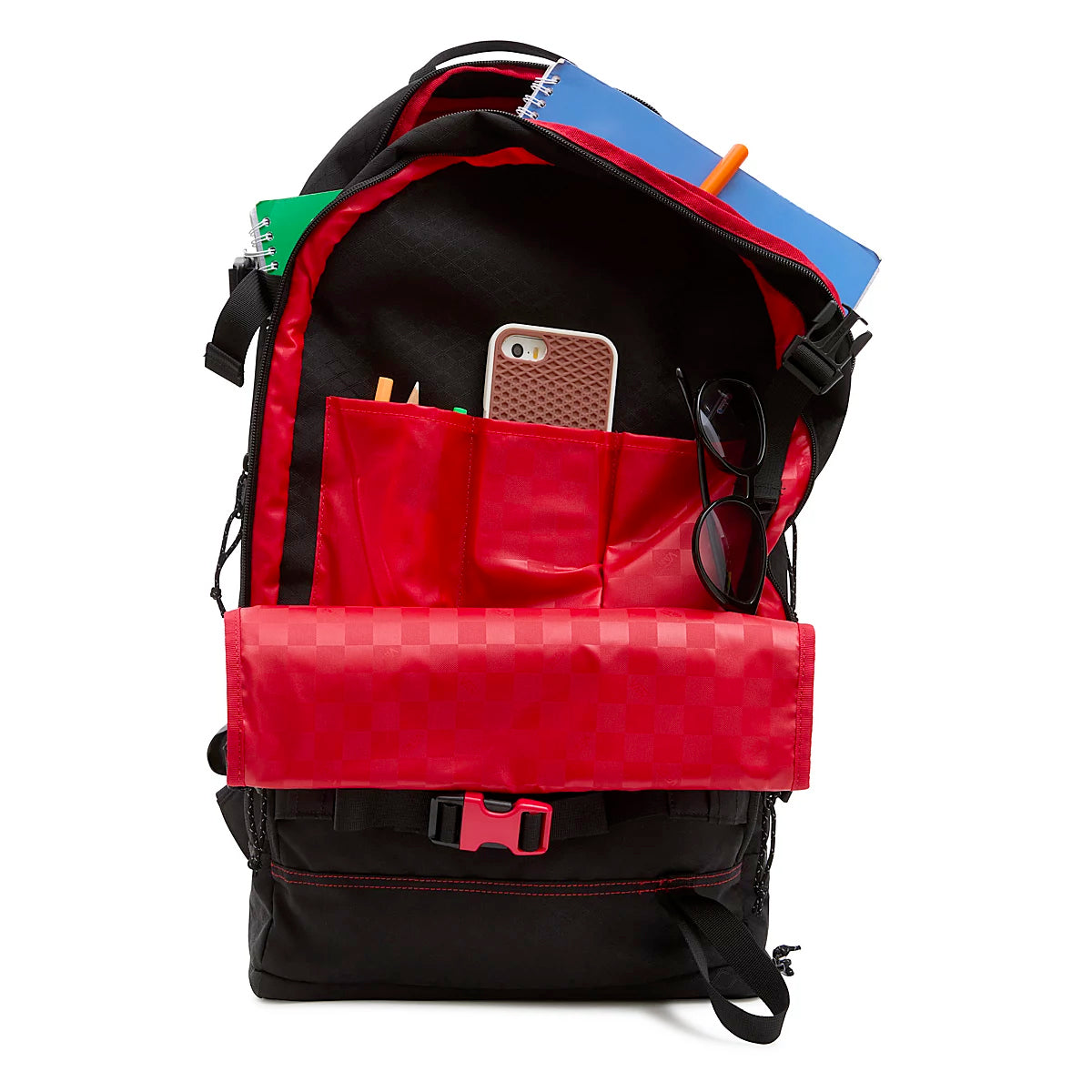 CONSTRUCT SNOWPACK BLACK / TRUE RED
