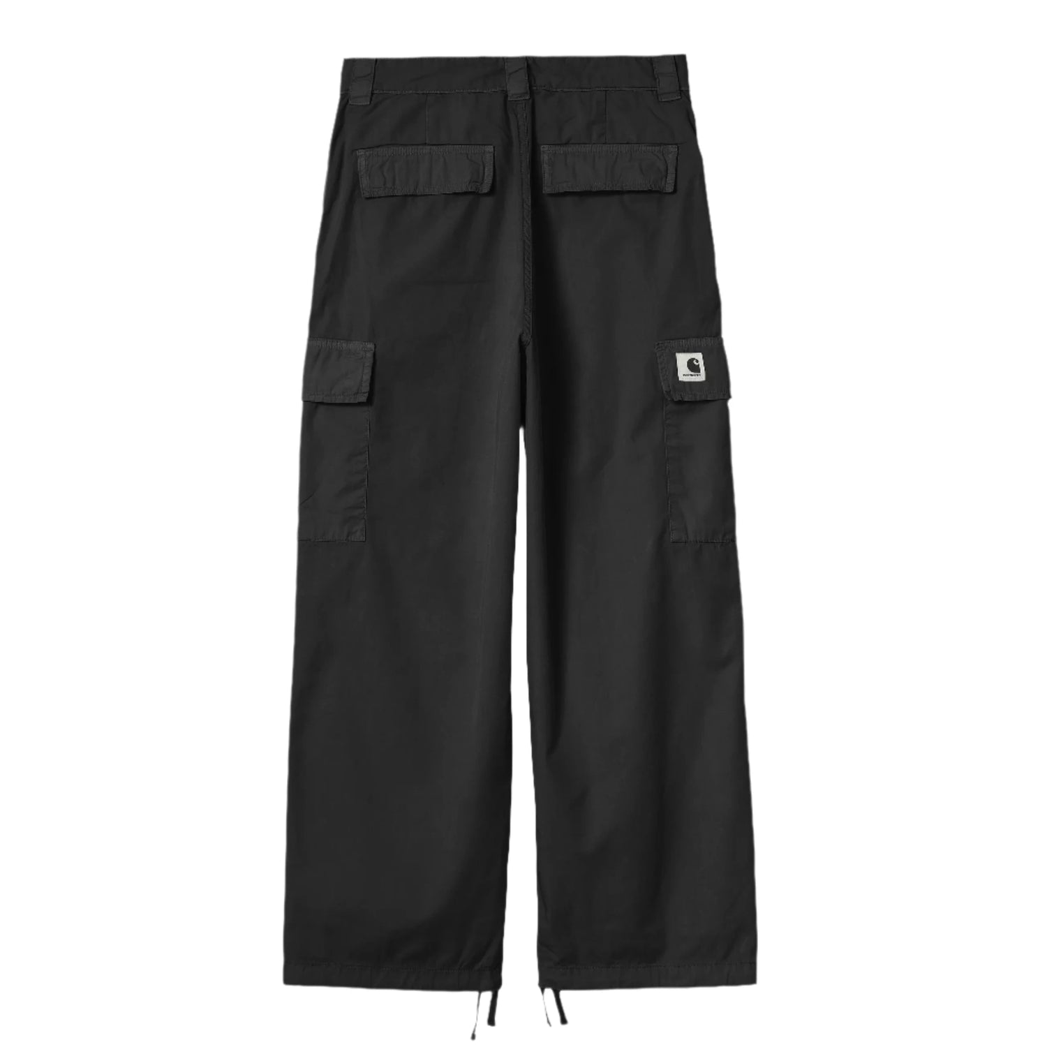 W' KINGSTON PANT BLACK GARMENT DYED