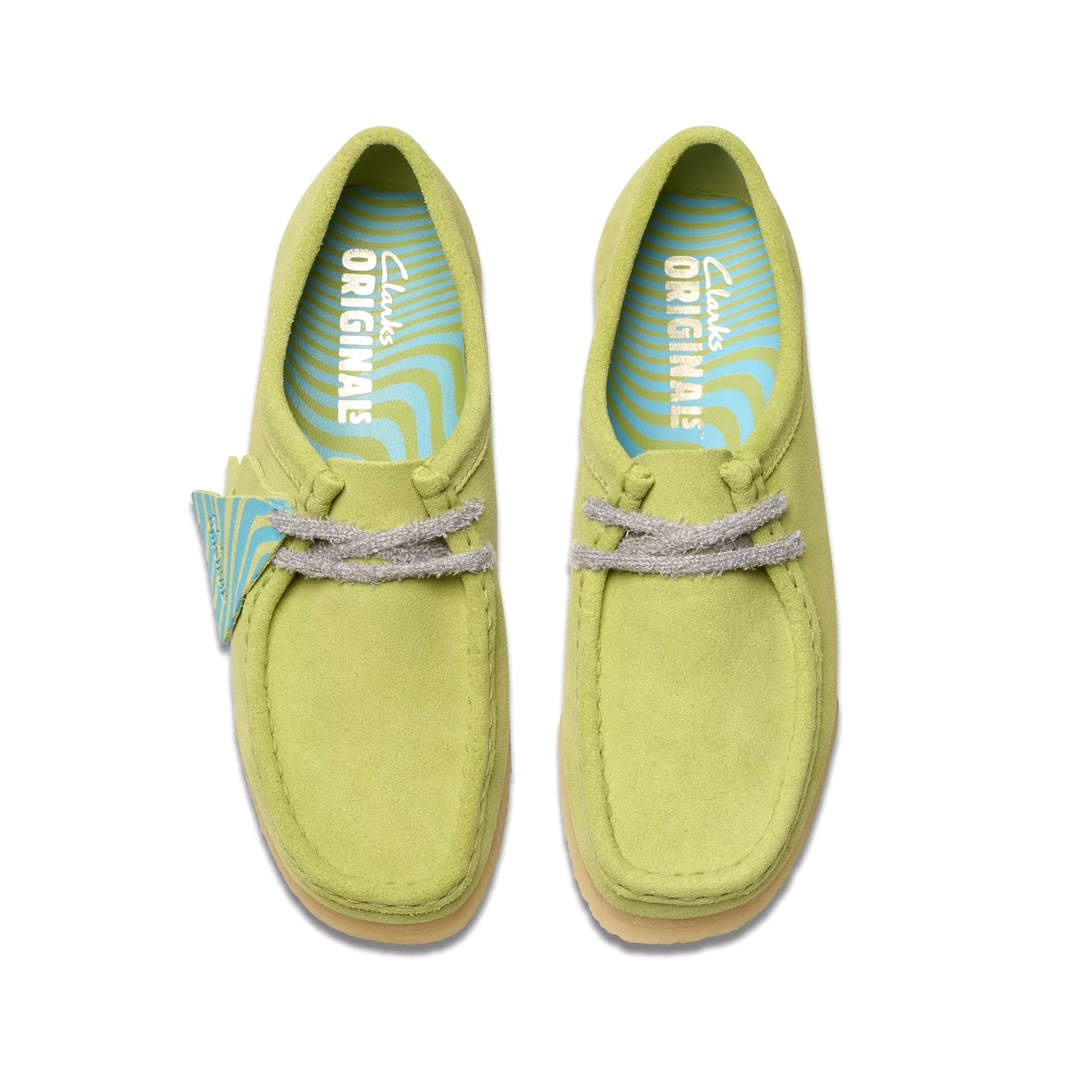 WALLABEE PALE LIME SUEDE