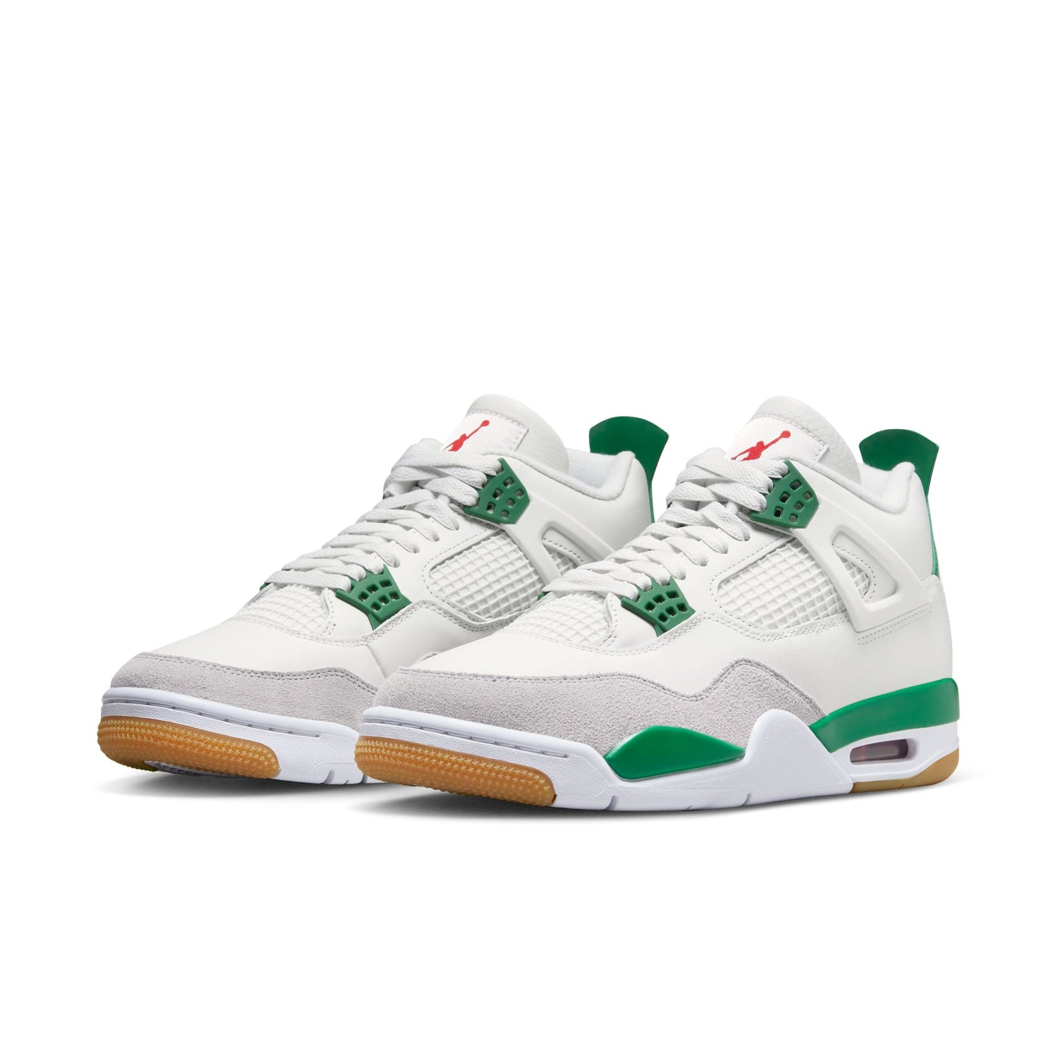 NIKE SB X AIR JORDAN 4 SAIL / WHITE / PINE GREEN / NEUTRAL GREY