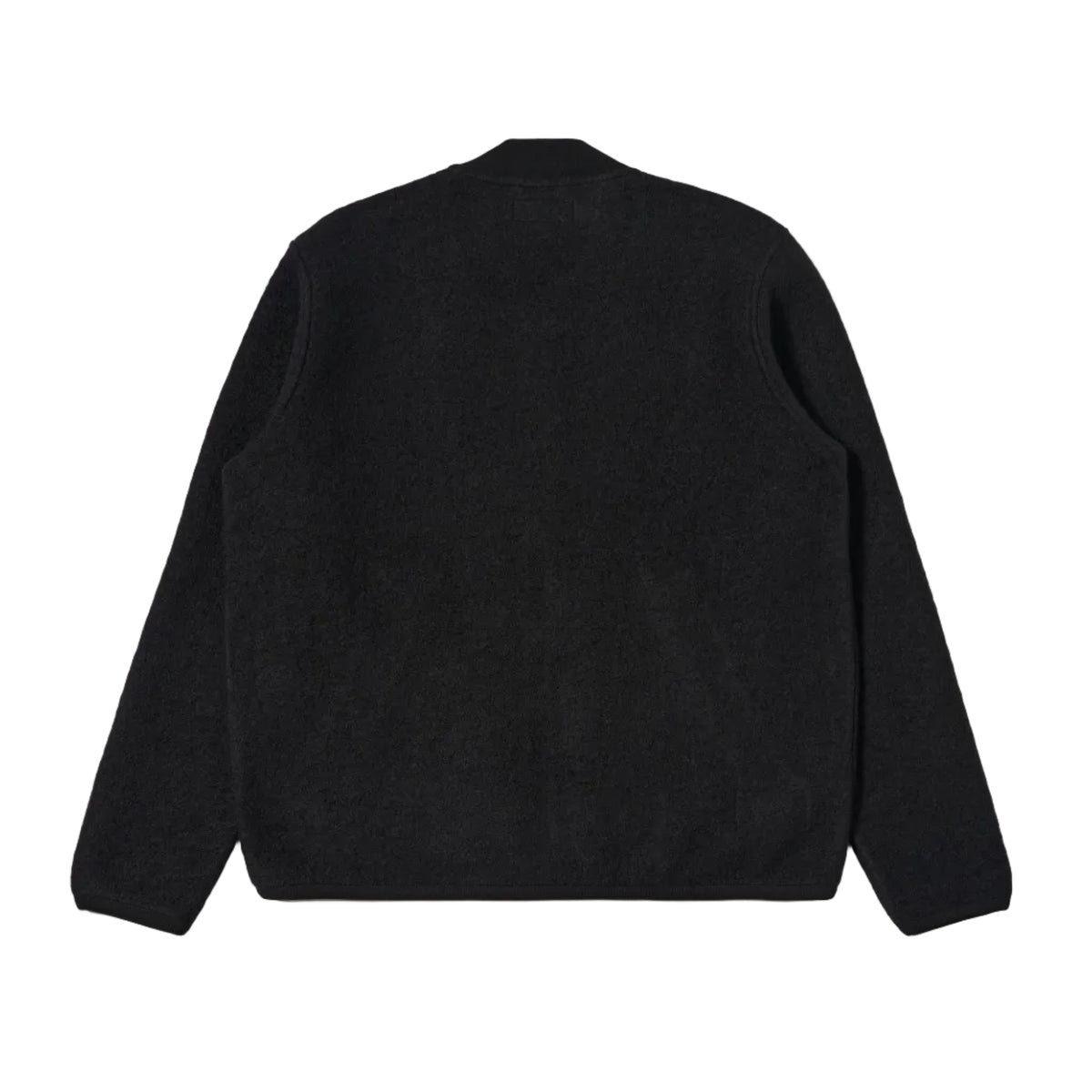 ZIP BOMBER WOOL BLACK