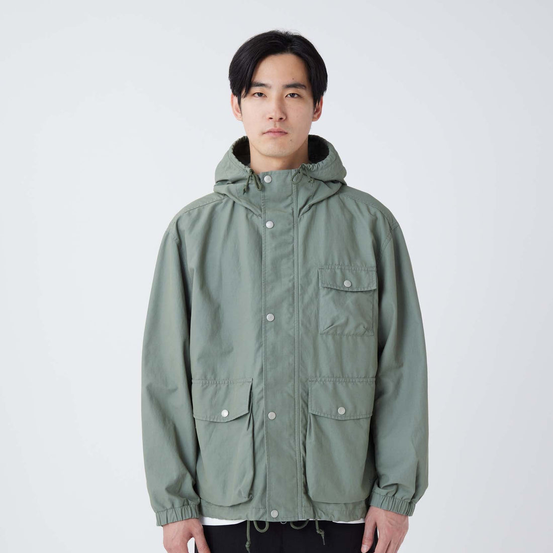 LIGHT DOBBY CLOTH PARKA FOLIAGE
