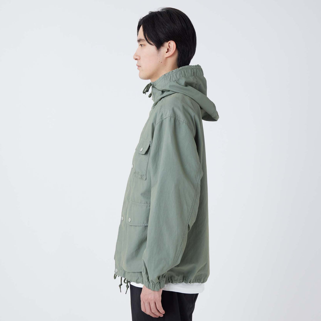 LIGHT DOBBY CLOTH PARKA FOLIAGE
