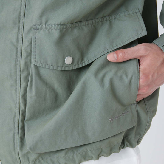 LIGHT DOBBY CLOTH PARKA FOLIAGE