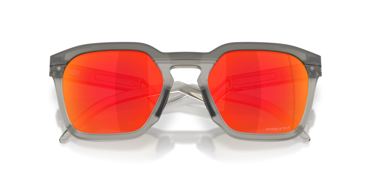 HSTN SQUARE MATTE GREY SMOKE PRIZM RUBY