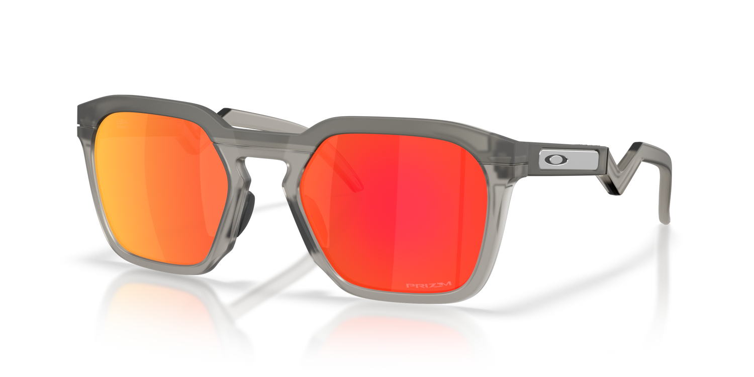 HSTN SQUARE MATTE GREY SMOKE PRIZM RUBY