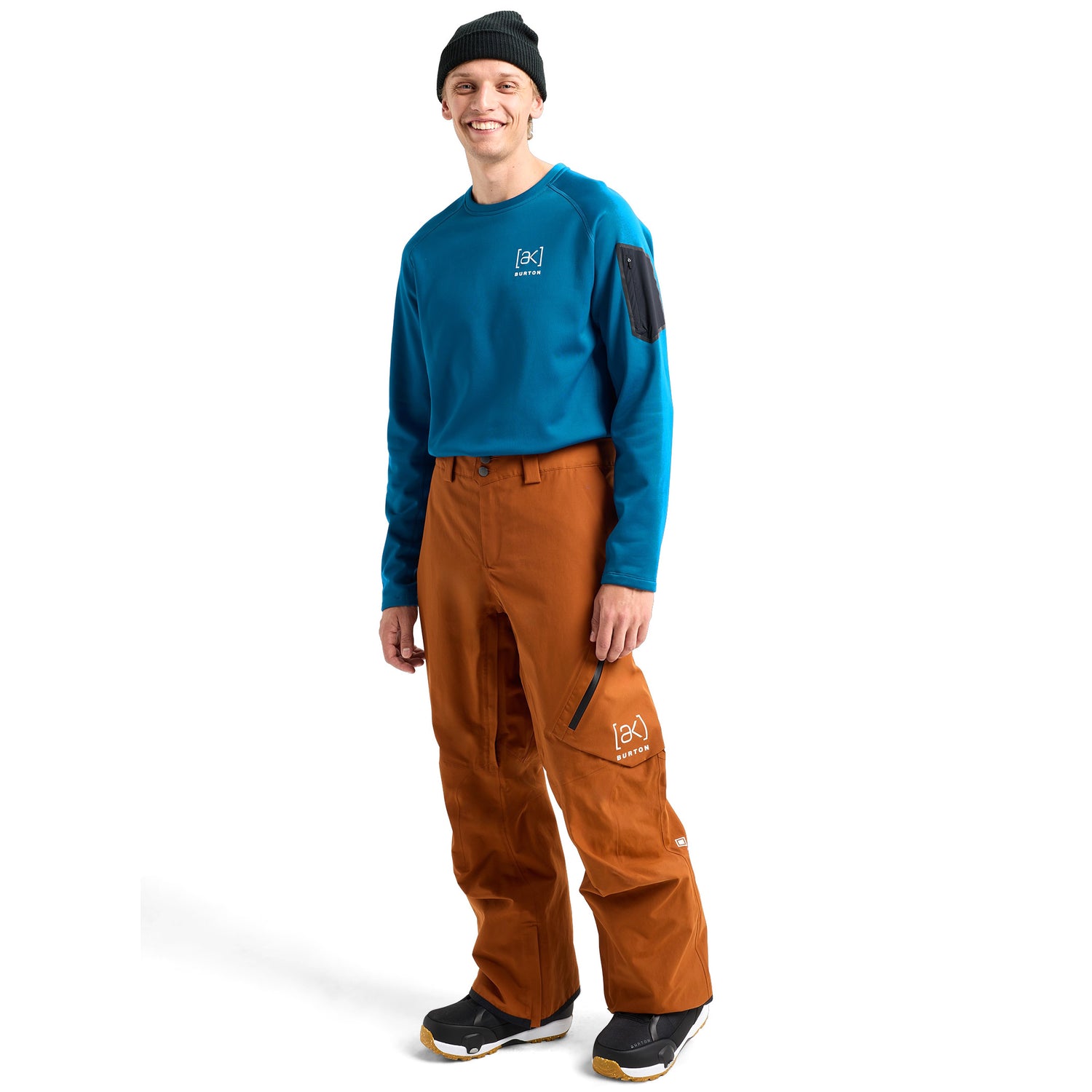 M AK GORE CYCLC PANT CHESTNUT BROWN