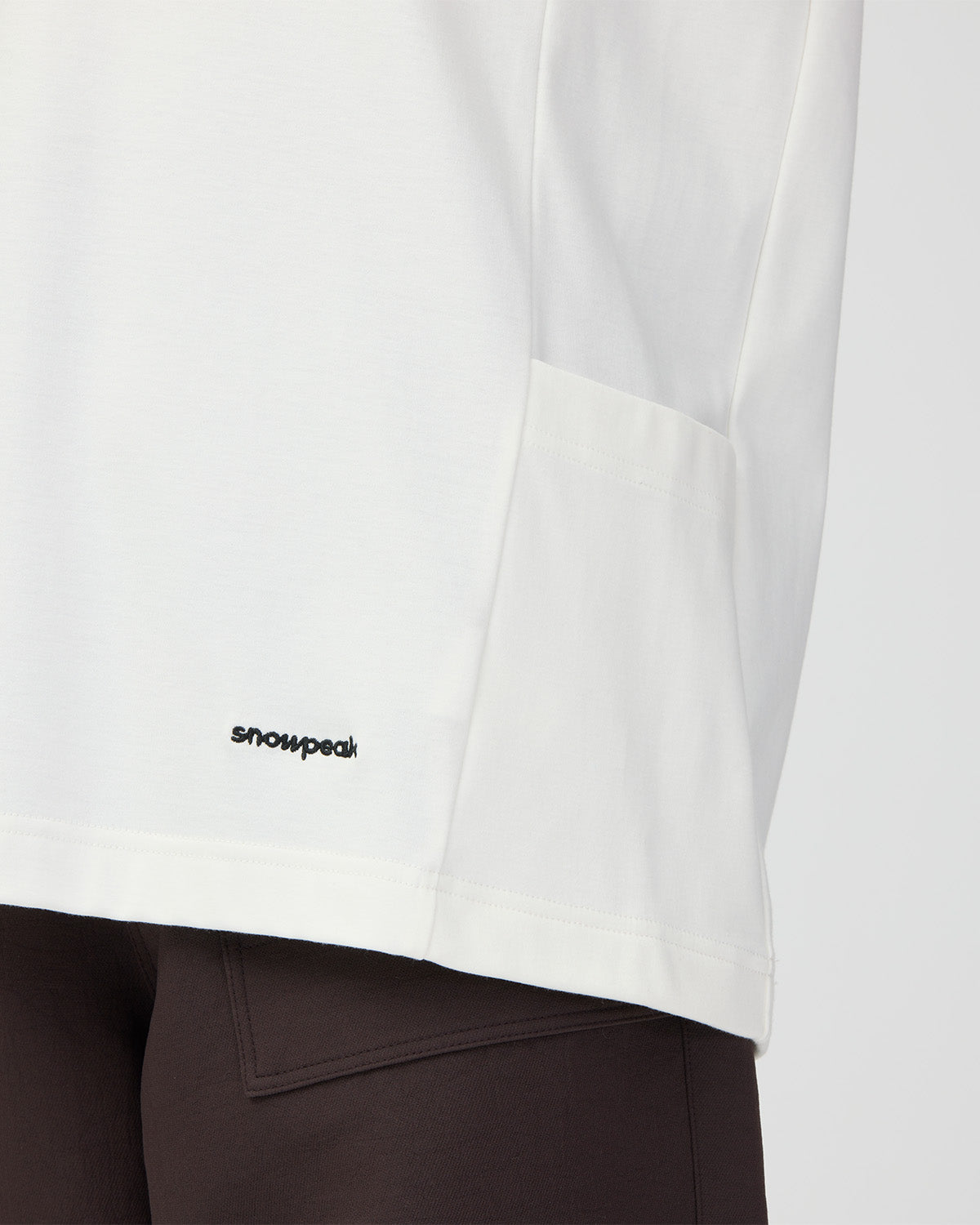 STAIN REPELLENT PULLOVER OFF WHITE