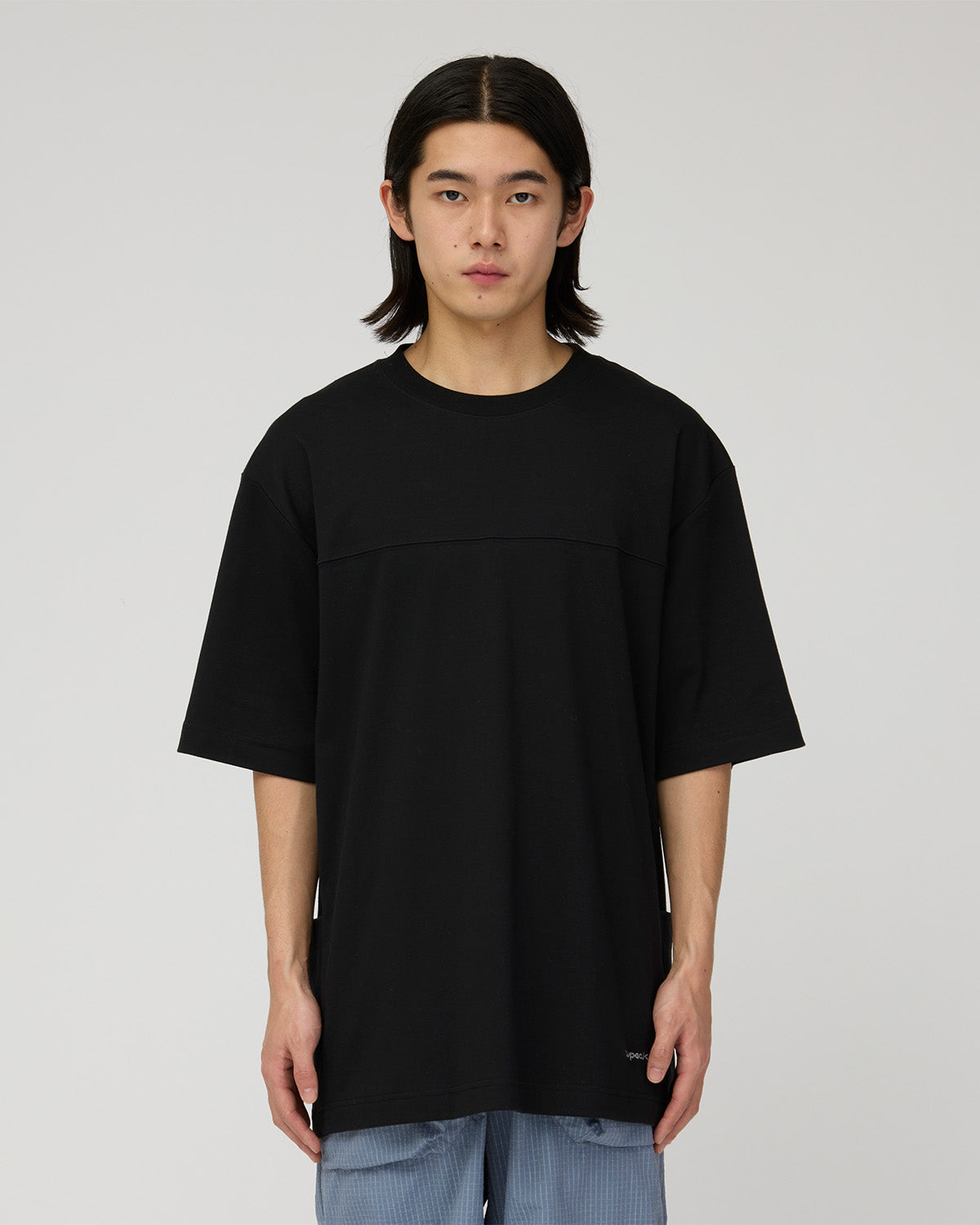 STAIN REPELLENT PULLOVER BLACK
