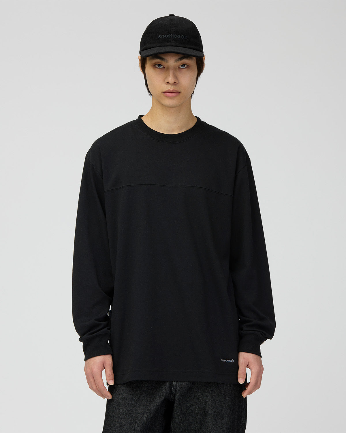 STAIN REPELLENT L/S PULLOVER BLACK