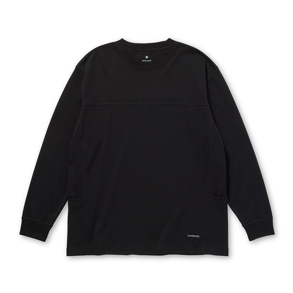STAIN REPELLENT L/S PULLOVER BLACK
