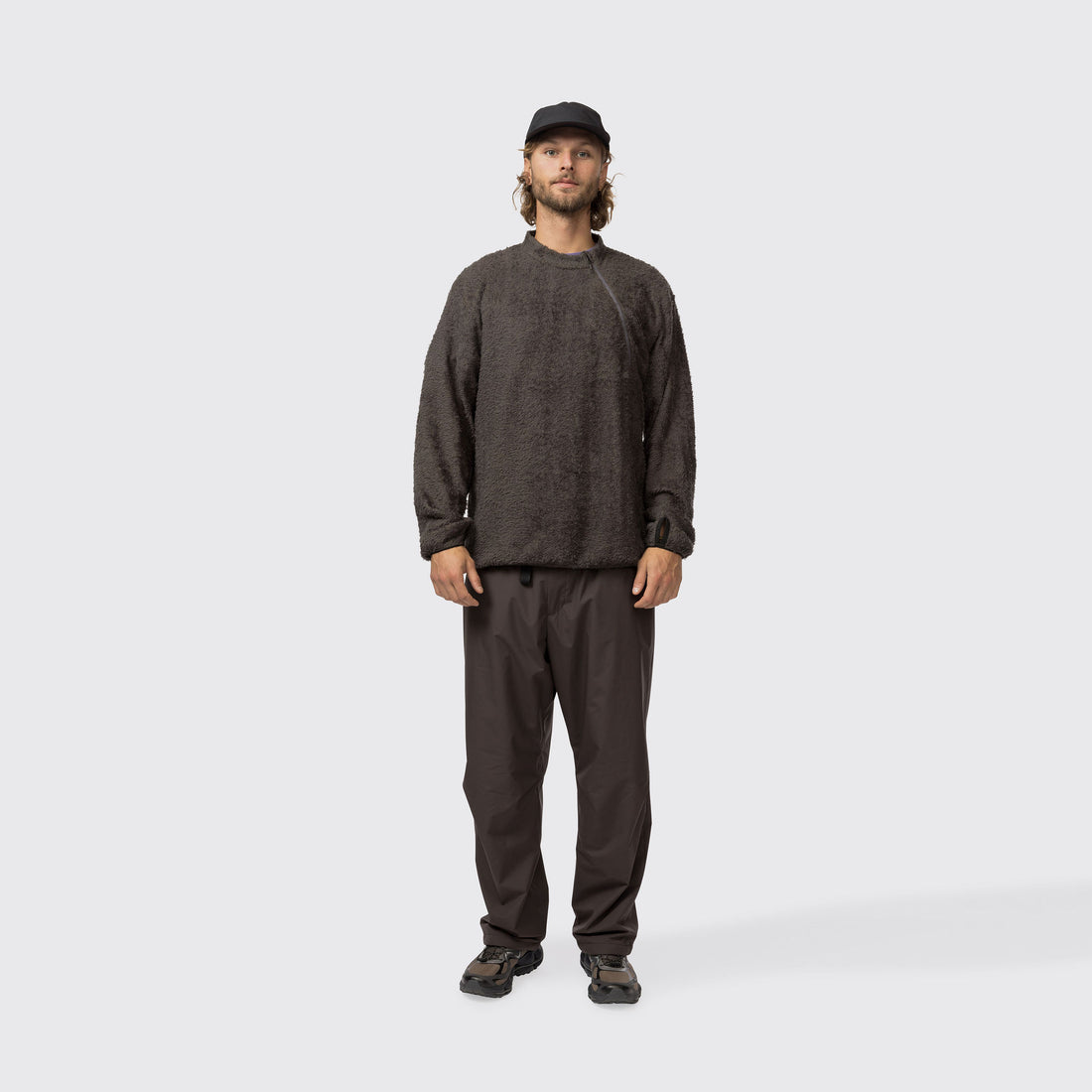 ALPHA DIRECT 90 PULLOVER CHARCOAL