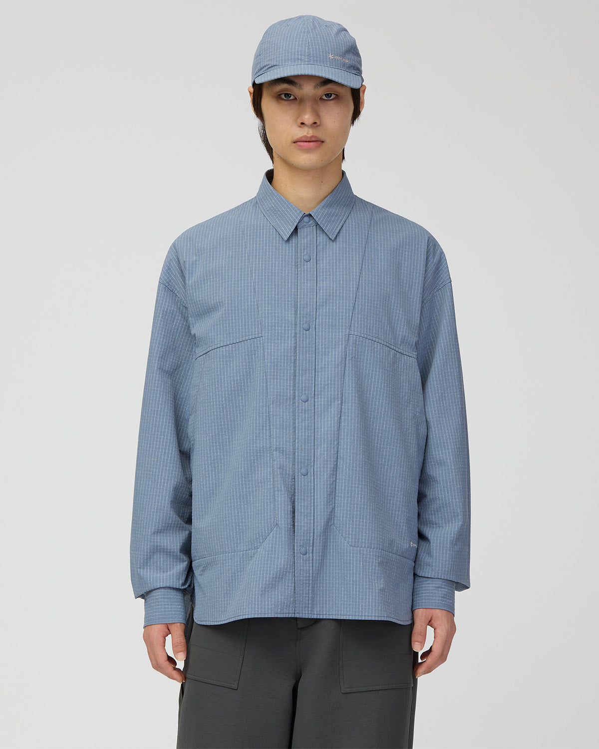 KASURI RIPSTOP SHIRT LIGHT BLUE