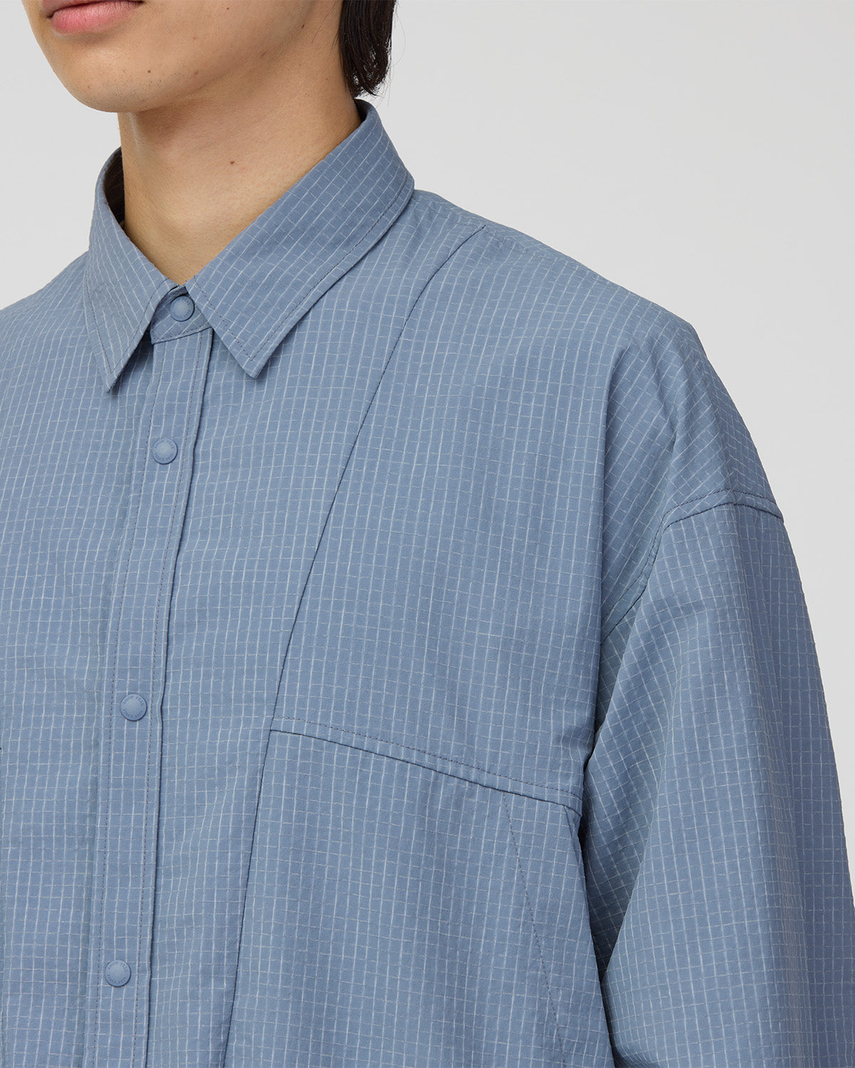 KASURI RIPSTOP SHIRT LIGHT BLUE