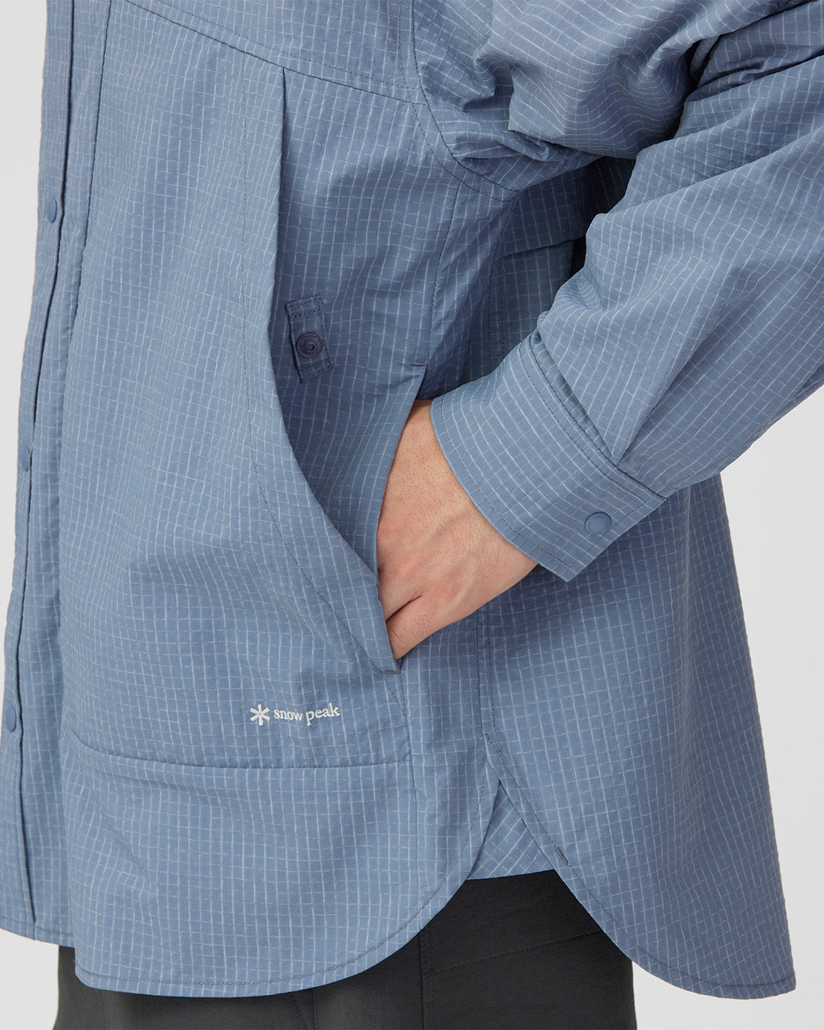 KASURI RIPSTOP SHIRT LIGHT BLUE