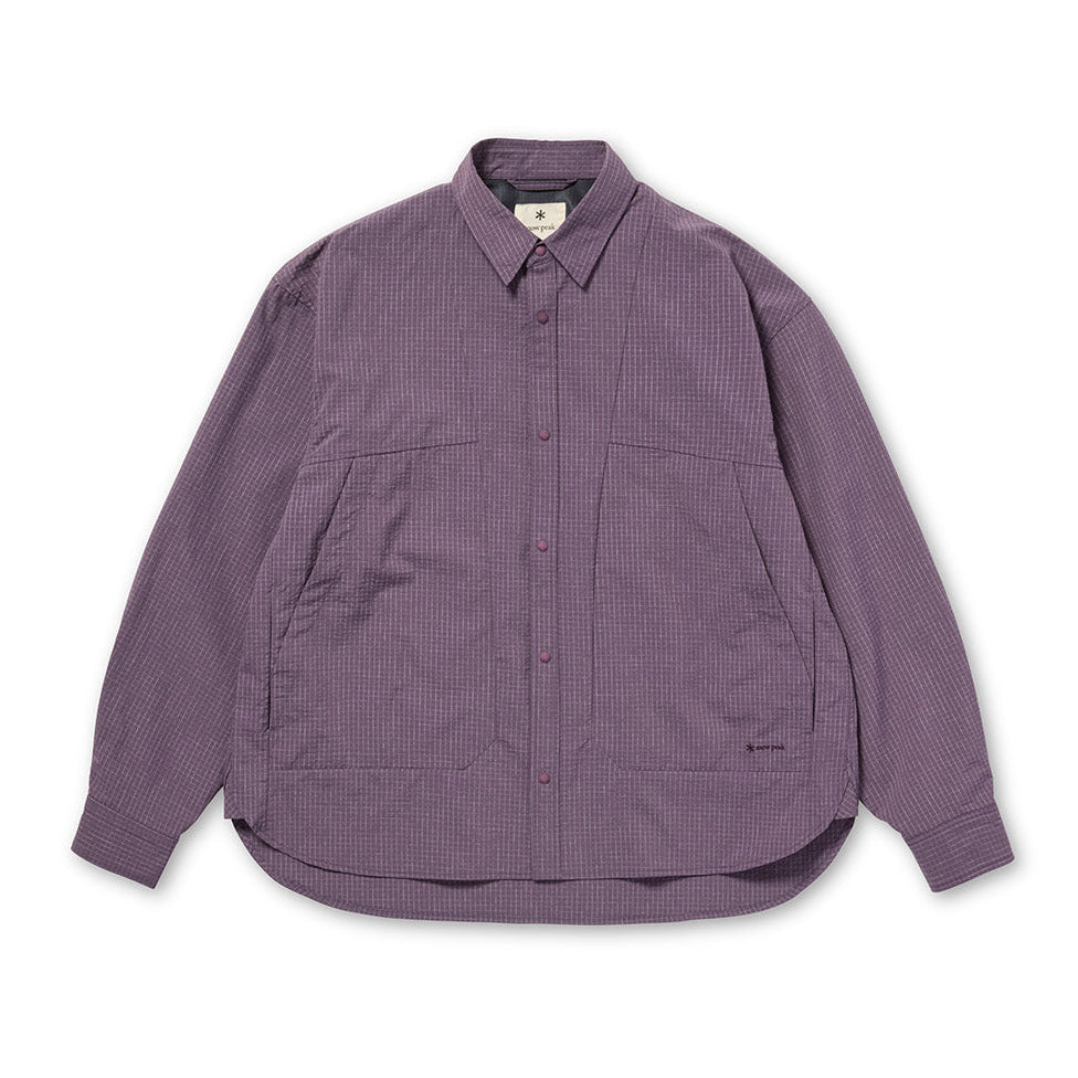 KASURI RIPSTOP SHIRT DARK PURPLE